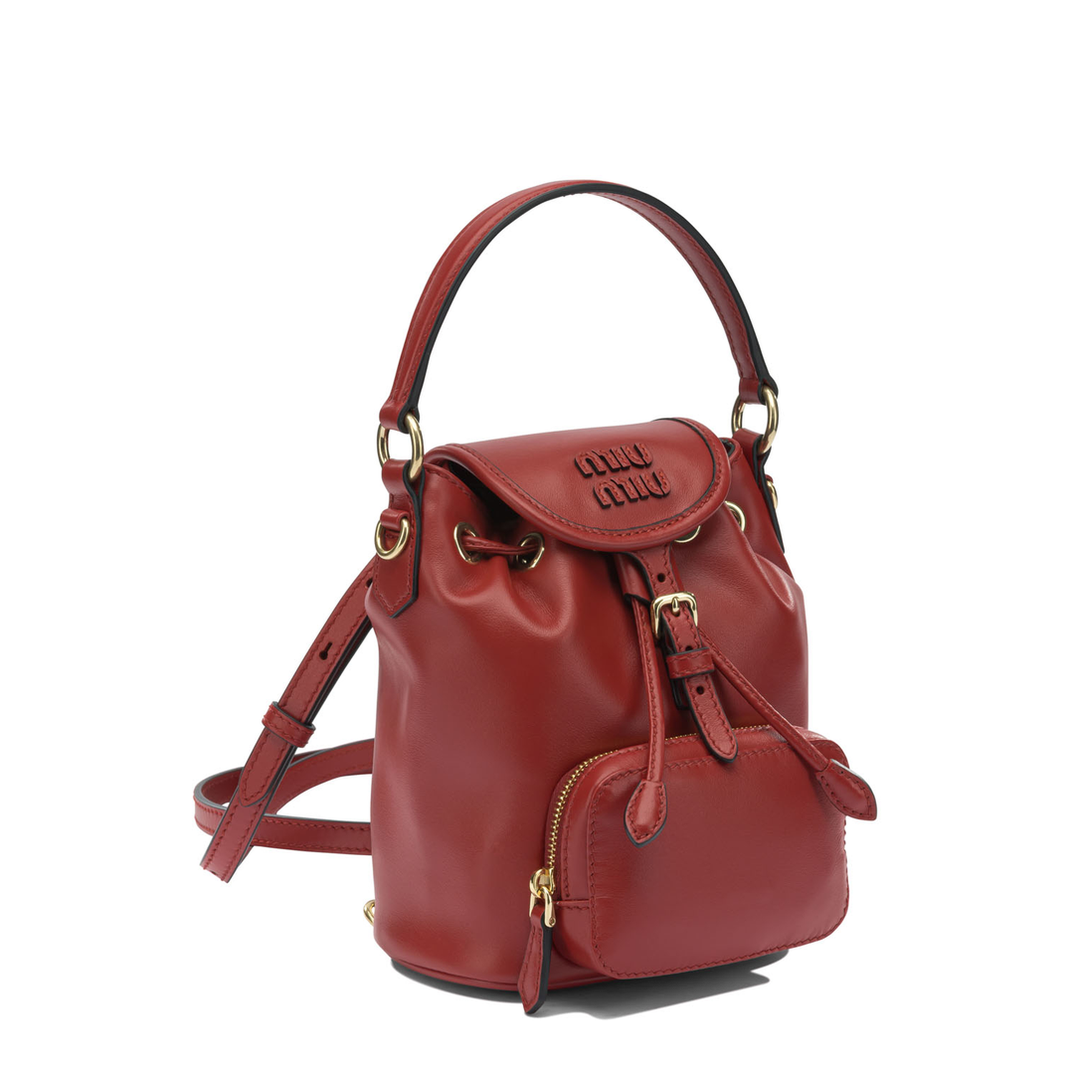 MAYFEYR - Miu Miu - Mini Leather Backpack - 5BZ0452CRWF0011VOOM