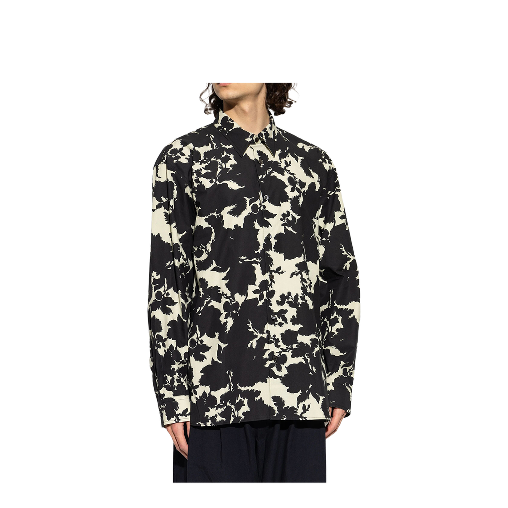 MAYFEYR - Dries Van Noten - Croom Patterned Cotton Shirt - 0207323352
