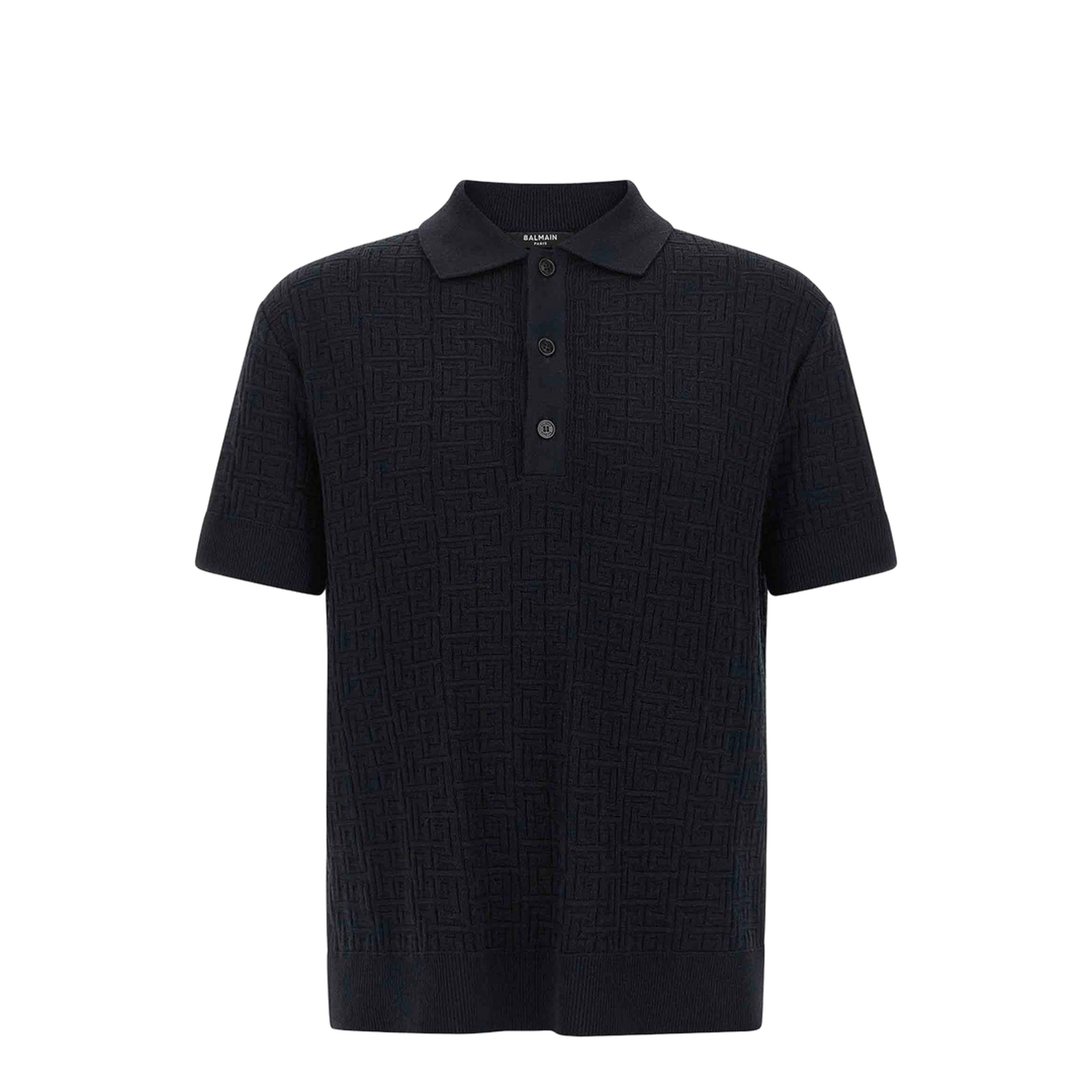 Monogram Knit Polo Shirt