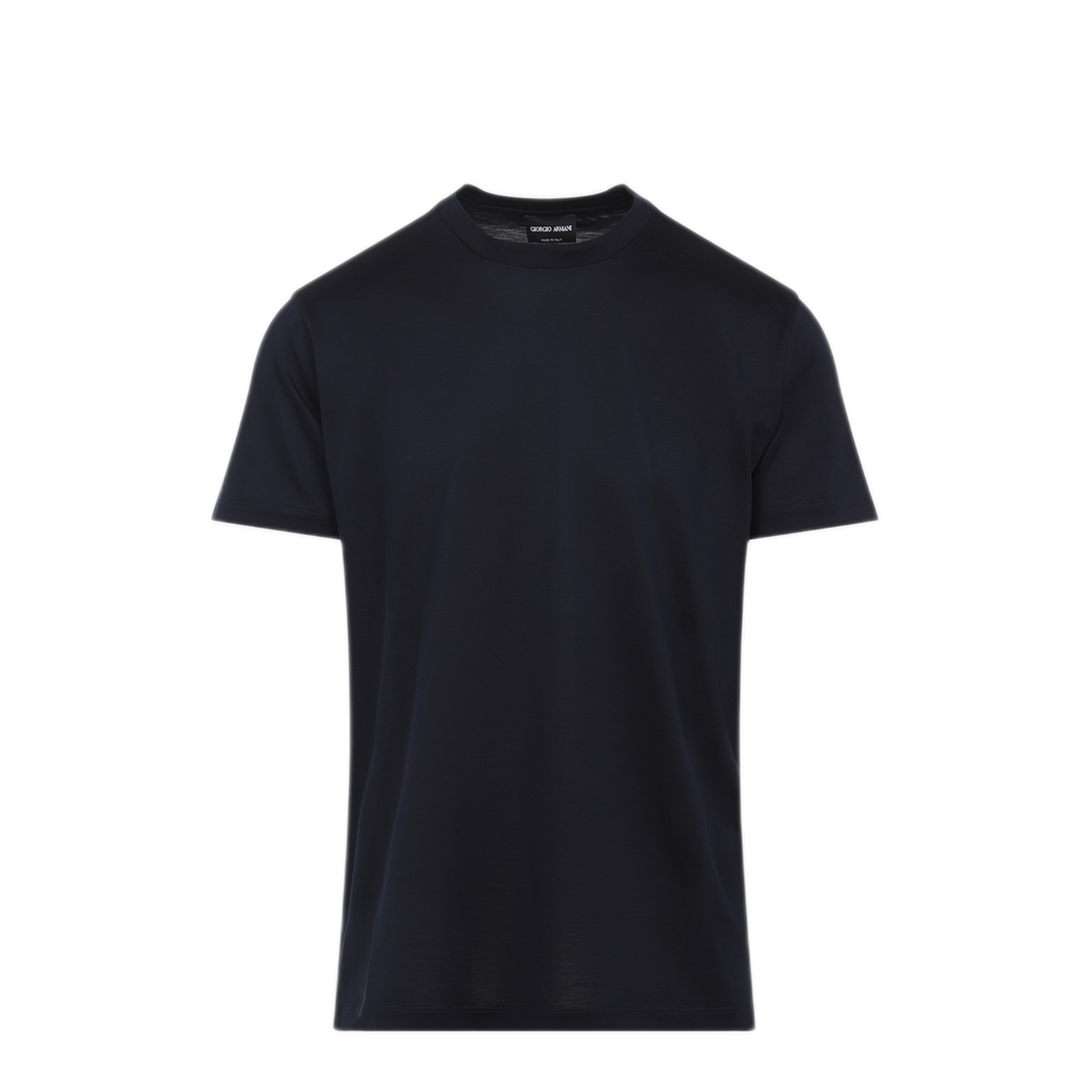 MAYFEYR - GIORGIO ARMANI - Blue Silk T Shirt - 3KSM77SJZHZUB100