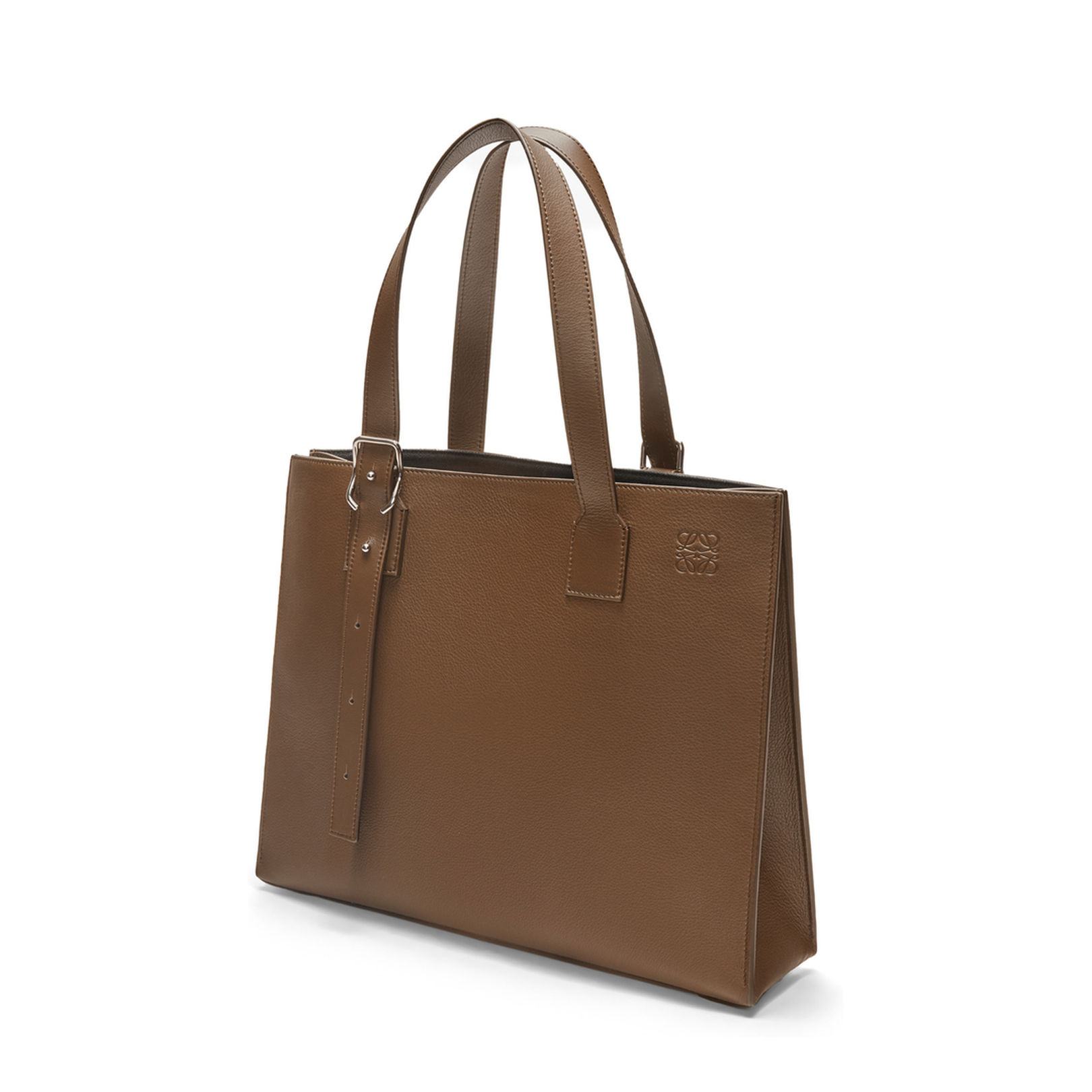 Buckle Horizontal Tote Bag