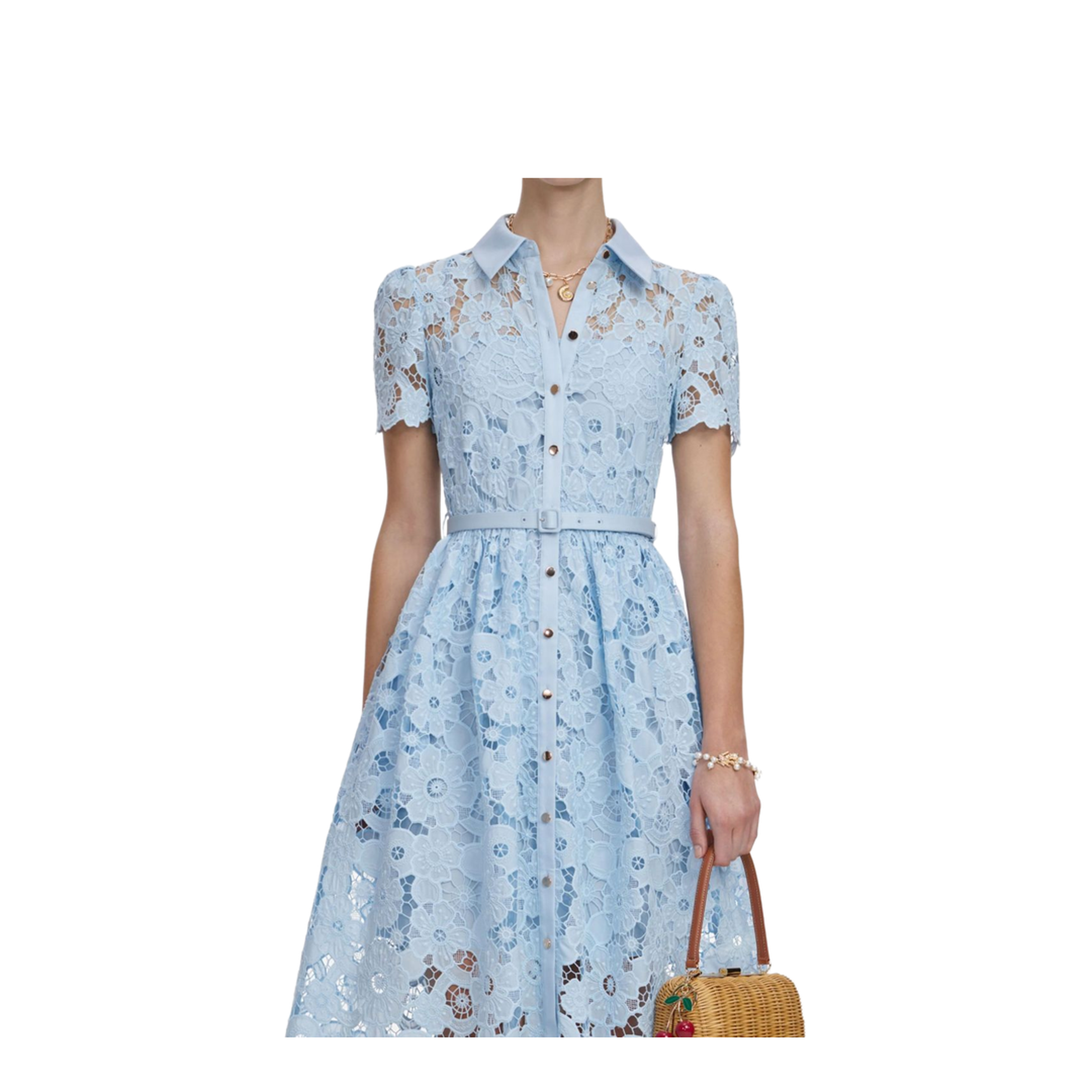 MAYFEYR - Self Portrait - Clear Blue Dress - AC26-024M-BLBLUE