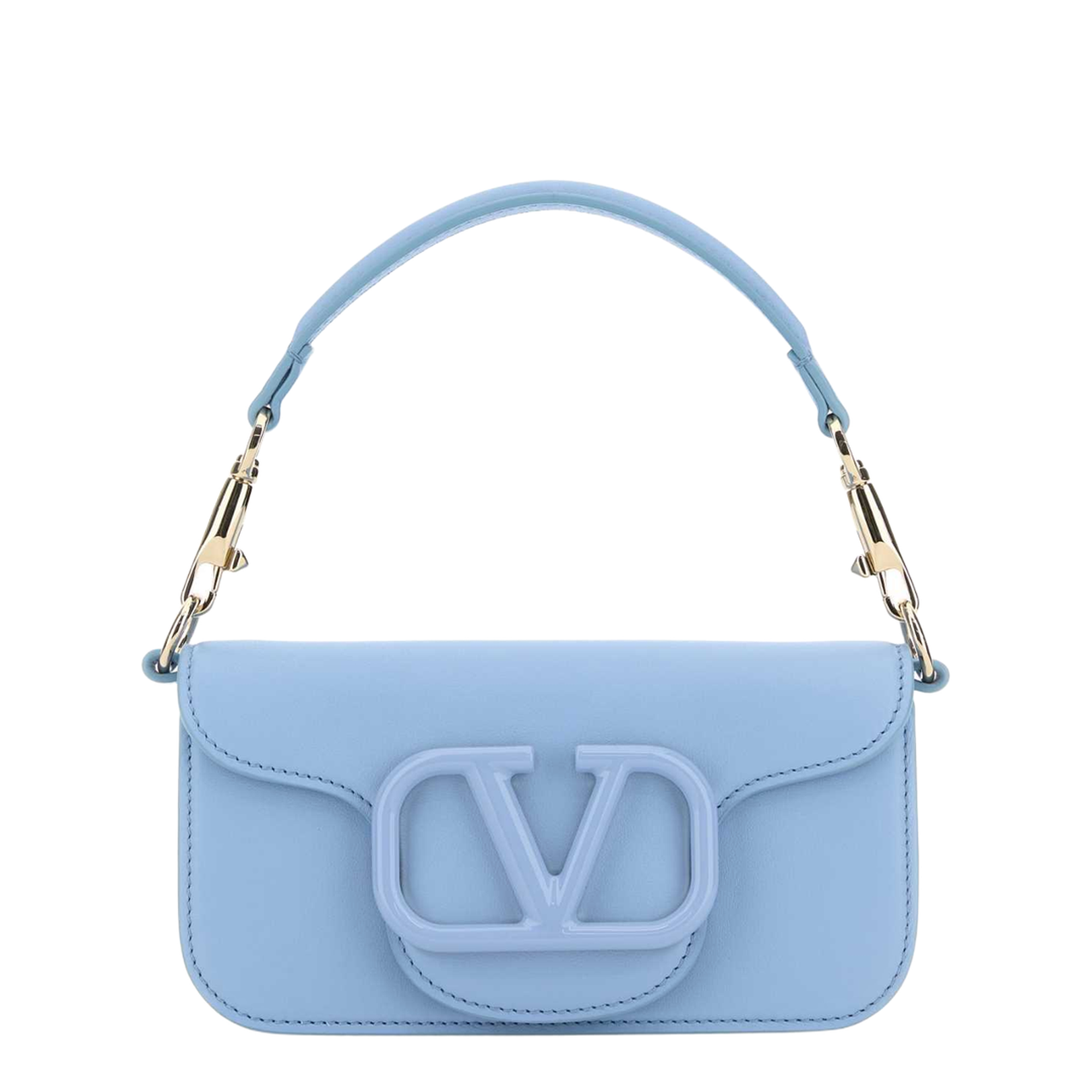 Small Locò Shoulder Bag Light Blue