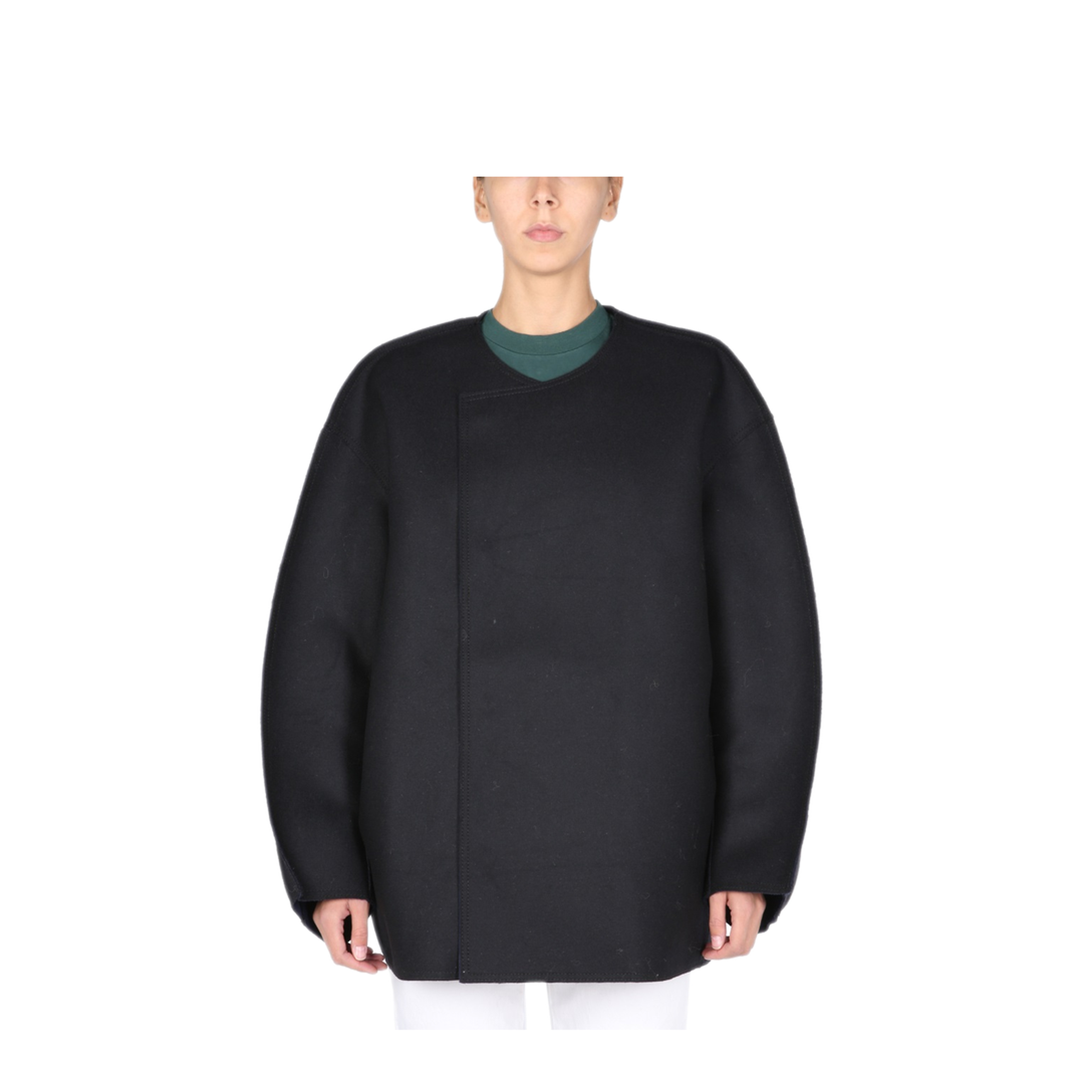 MAYFEYR - Sunnei - Loose Fit Coat - SNF1XC02APBLUE