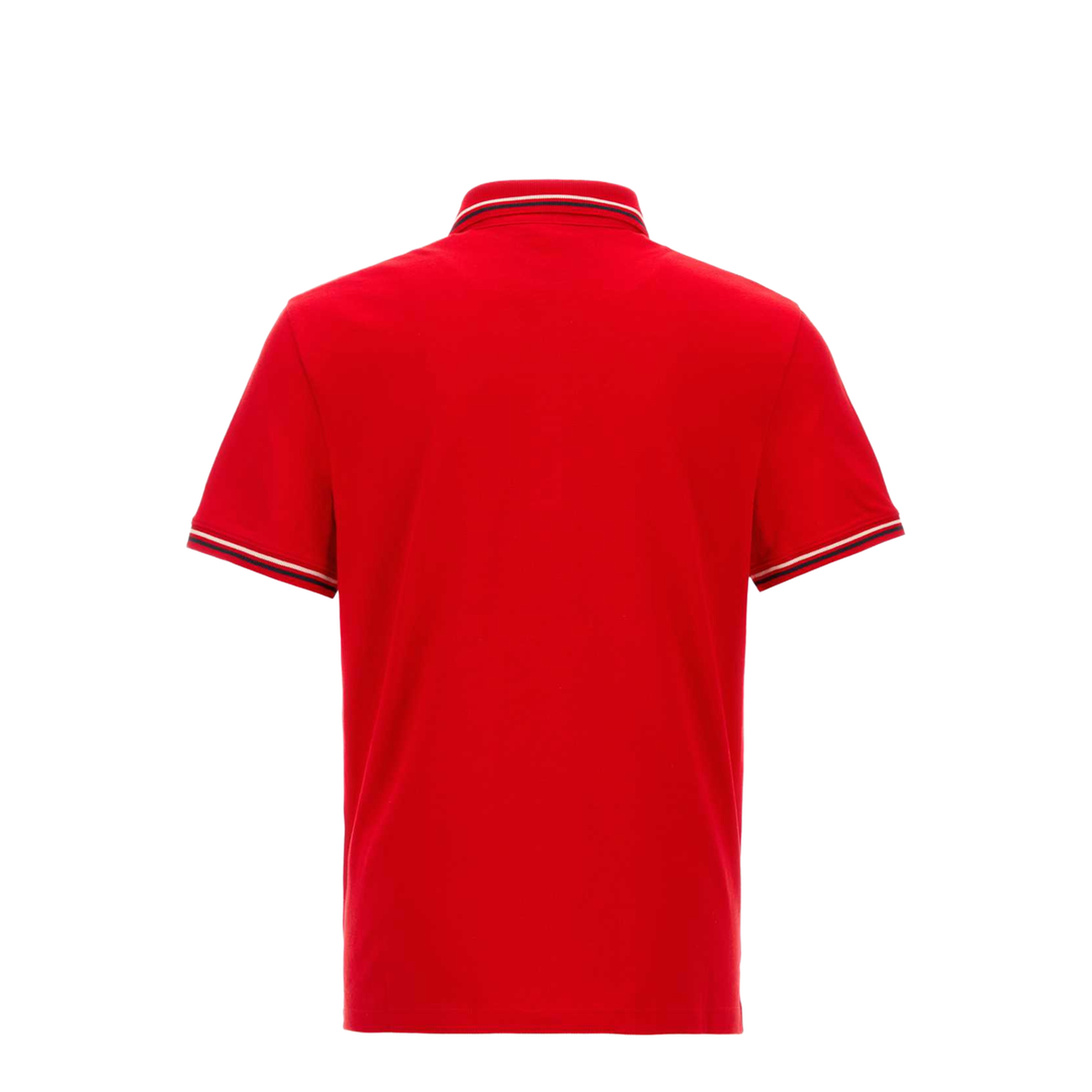 Red Cotton Polo Shirt
