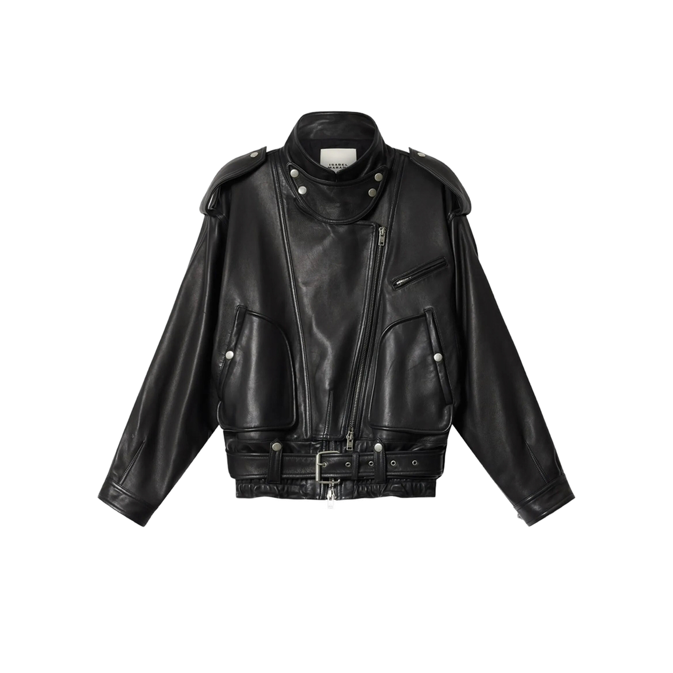 MAYFEYR - Isabel Marant - Farza Leather Jacket - VE0744FAD3B04I