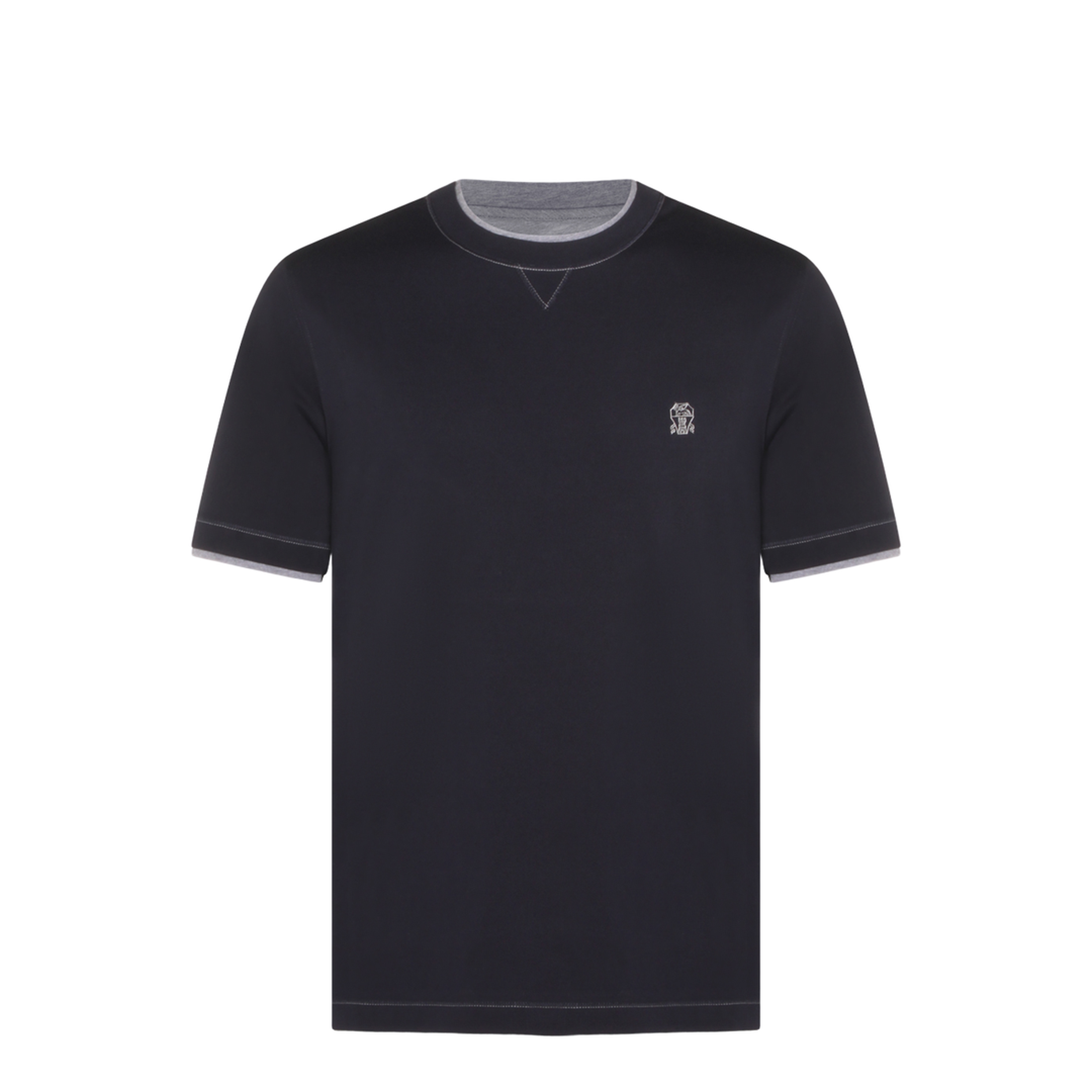 Logo Cotton T-Shirt Black