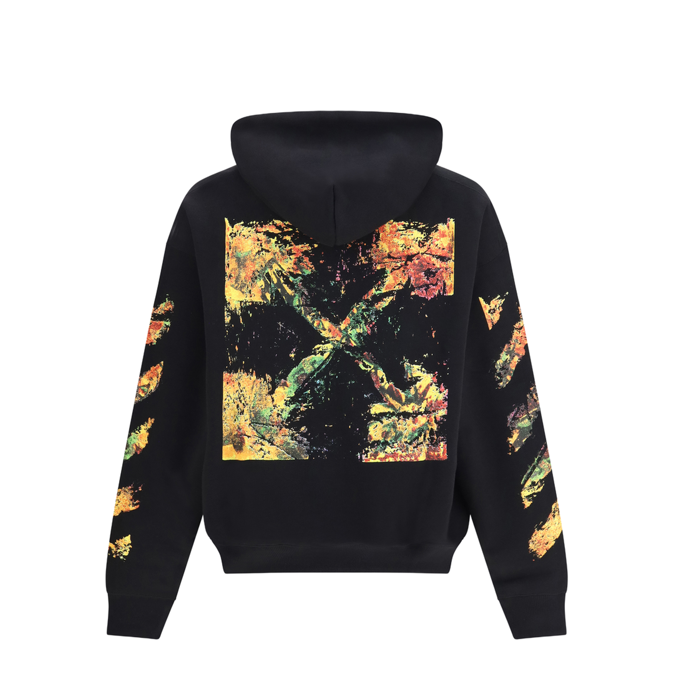 MAYFEYR - Off-White - Spray Arrow Hoodie - OMBB085F26FLE00400