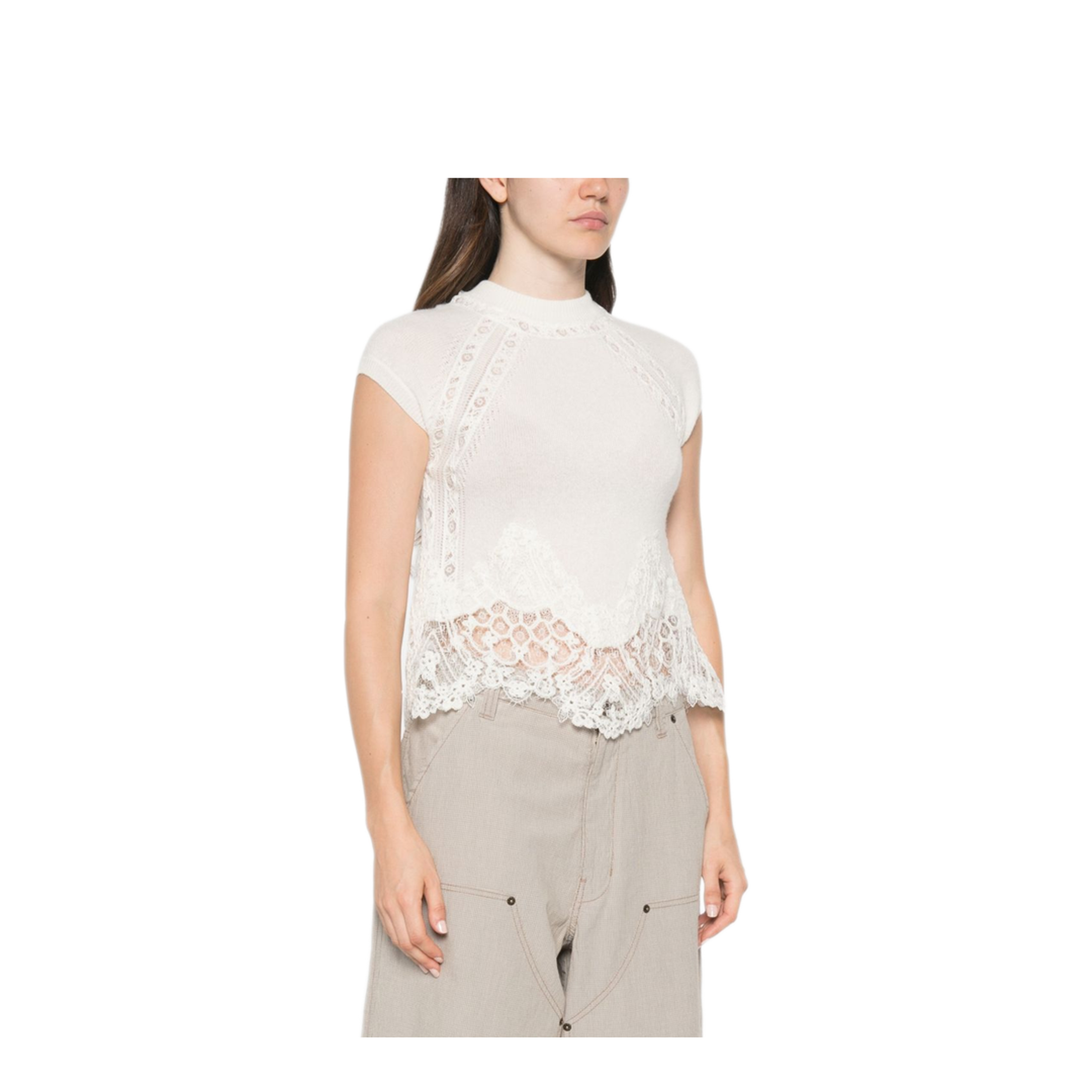 MAYFEYR - Ermanno Scervino - Top White - D495L307APTPYU14300