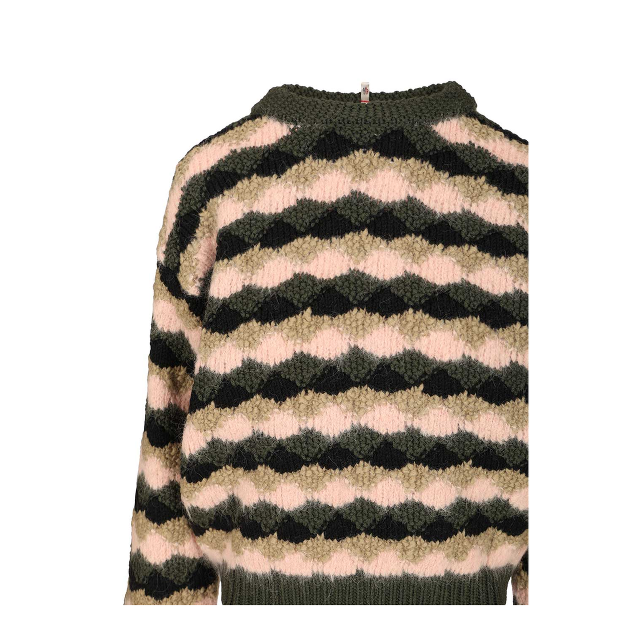 Multicolour Wool & Alpaca Blend Striped Jumper