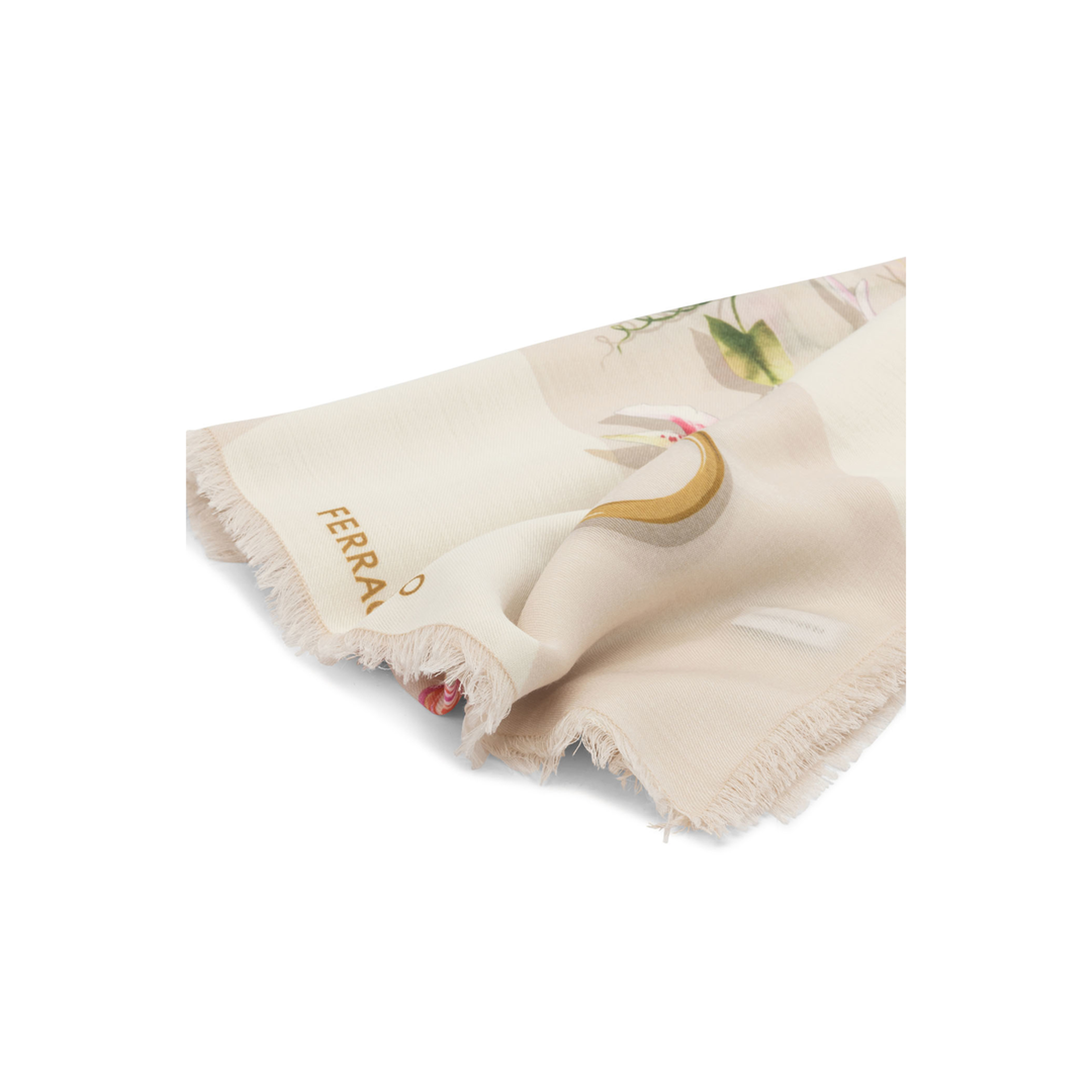 MAYFEYR - Ferragamo - Gaia Print Wool Scarf - 0789933