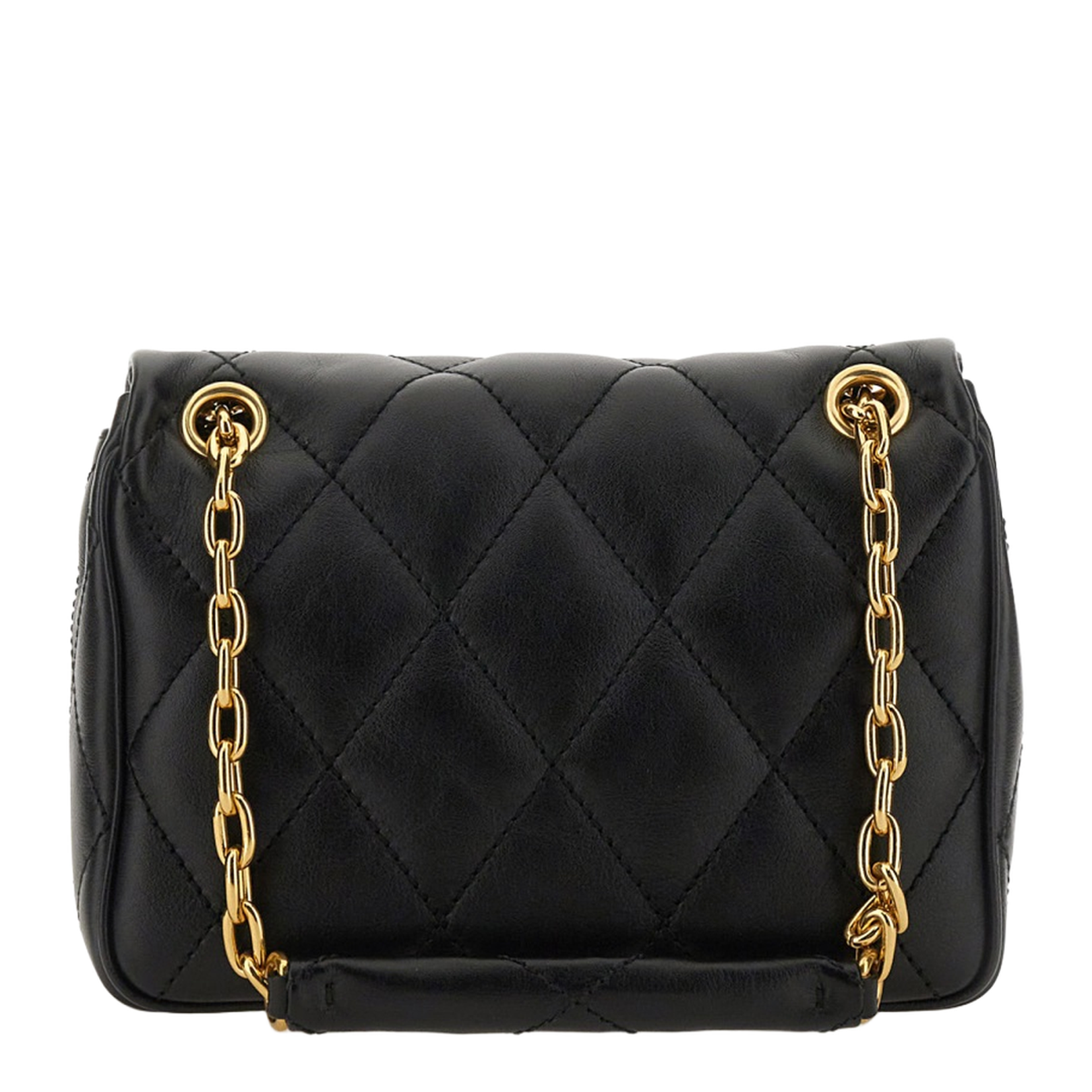 Black Quilted Crossbody Bag