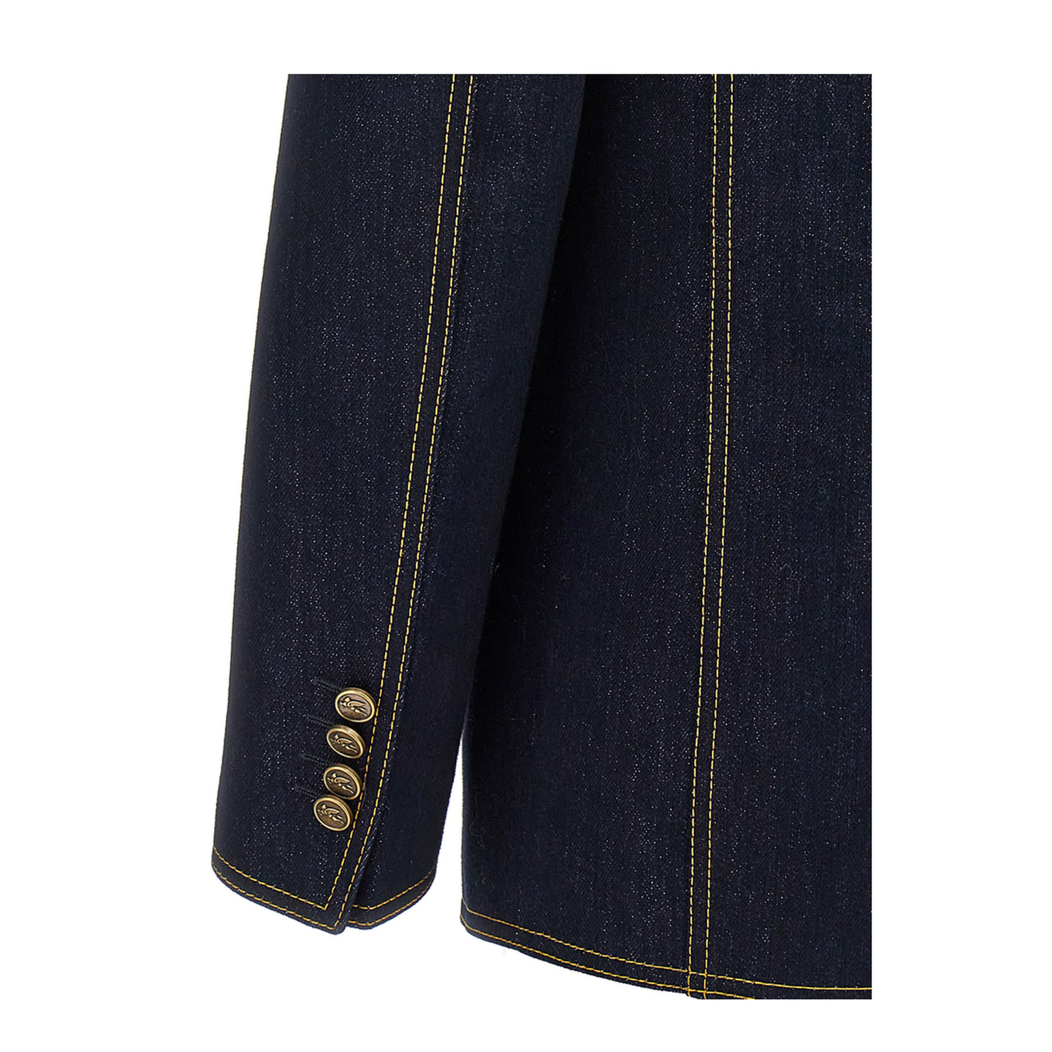 Single Breasted Denim Blazer