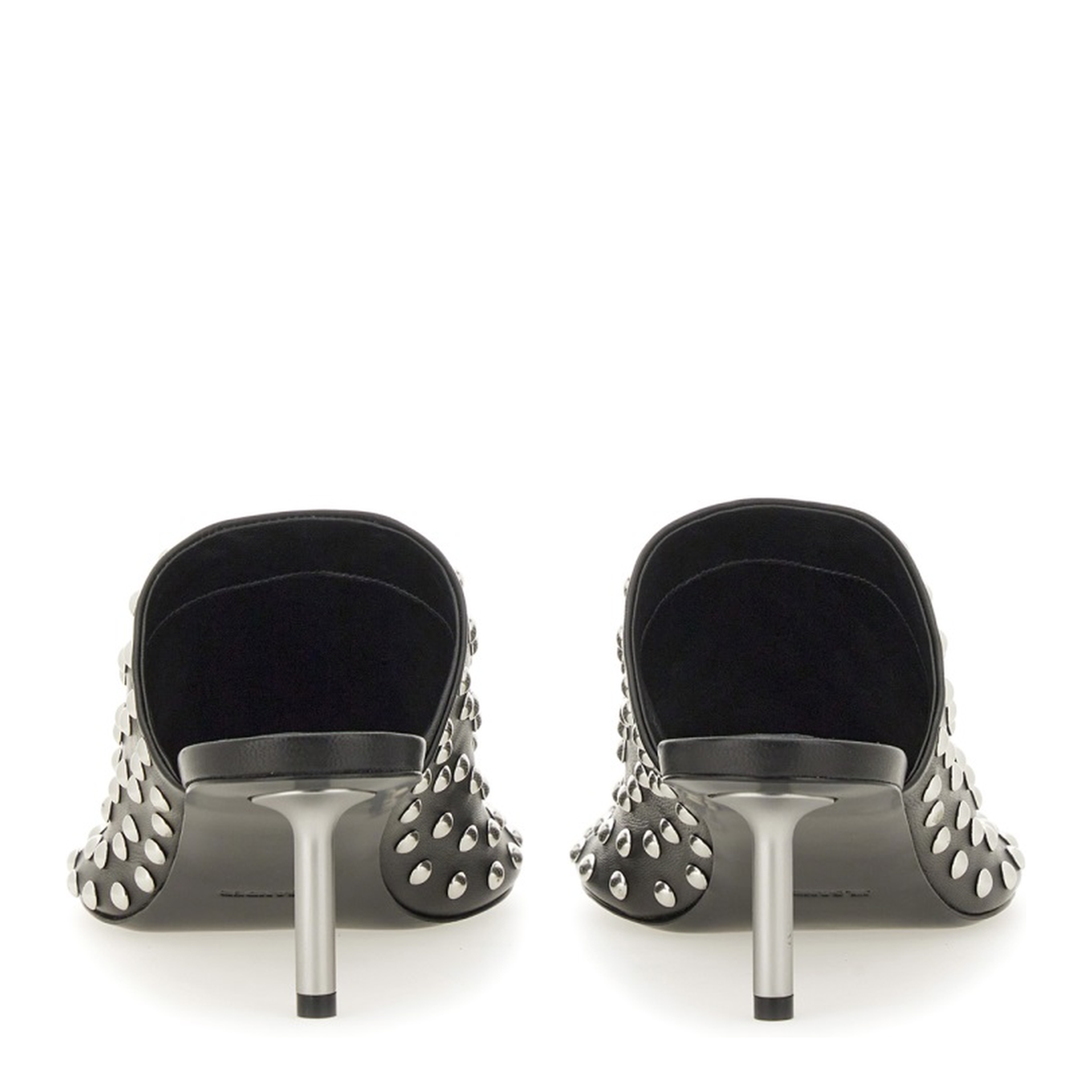 Nappa Leather Mules with Studs