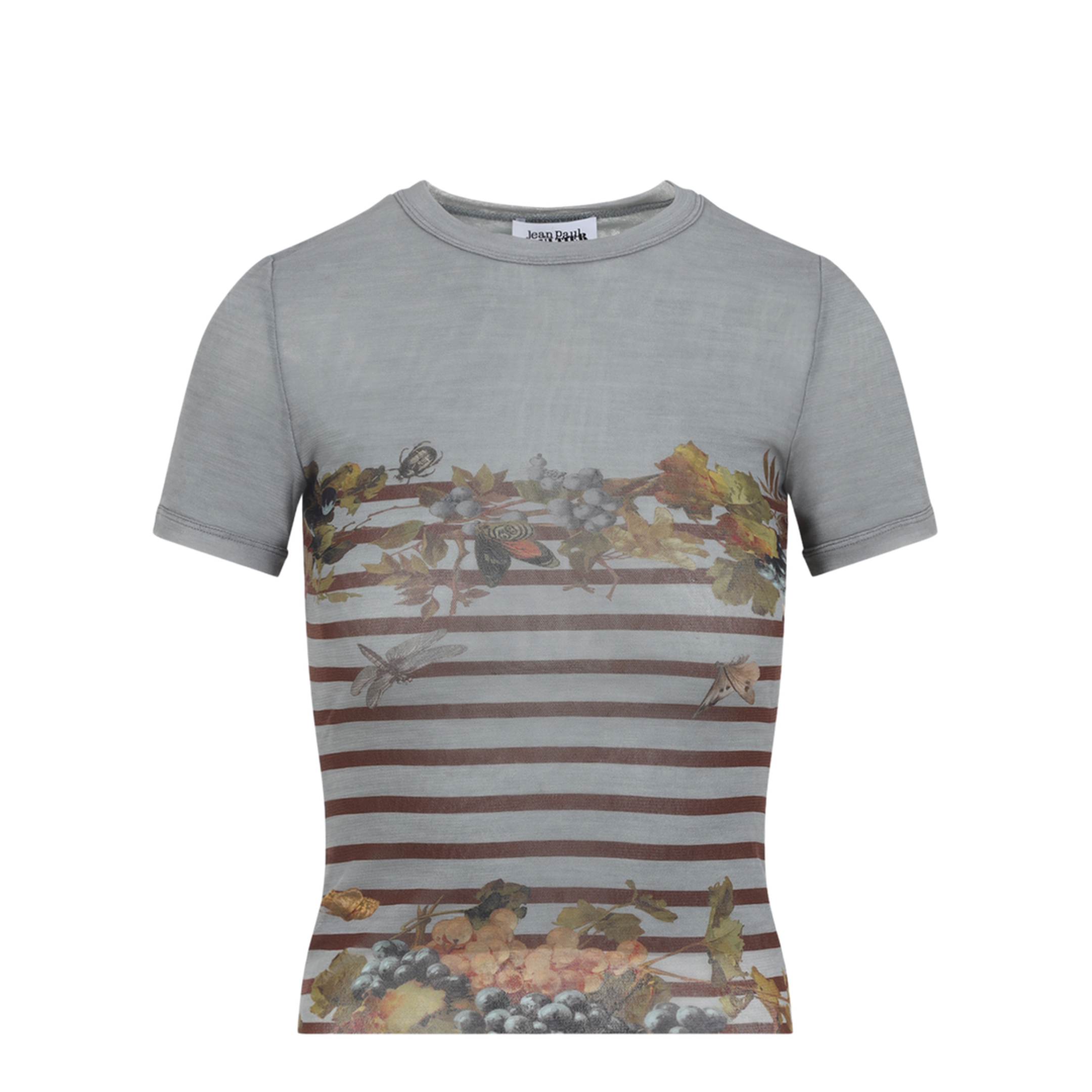 MAYFEYR - Jean Paul Gaultier - Mariniere Grape T-Shirt - 2601WTO419M014P
