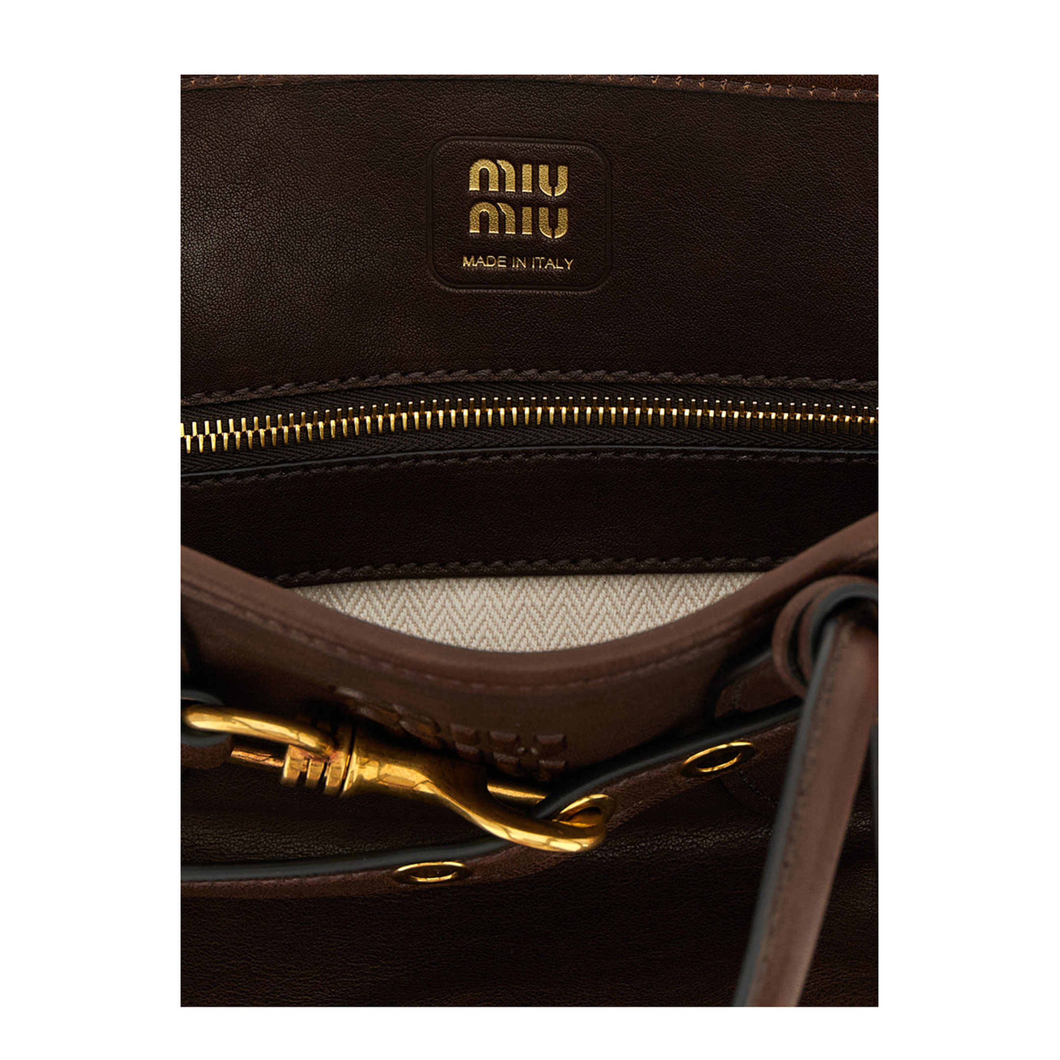 MAYFEYR - Miu Miu - Aventure Handbag - 5BA292VOON2BBLF0NBL