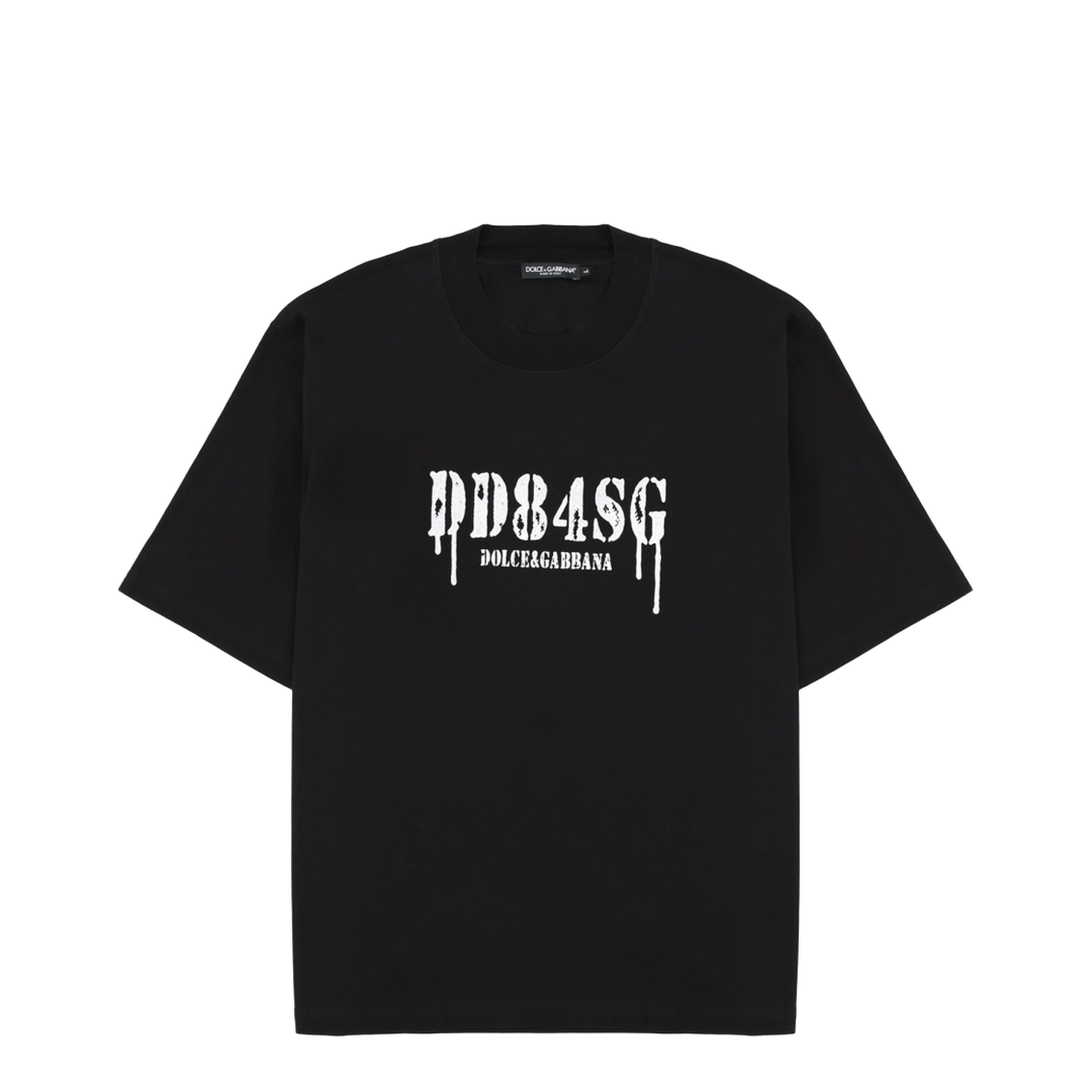 T-Shirt with Print and Logo