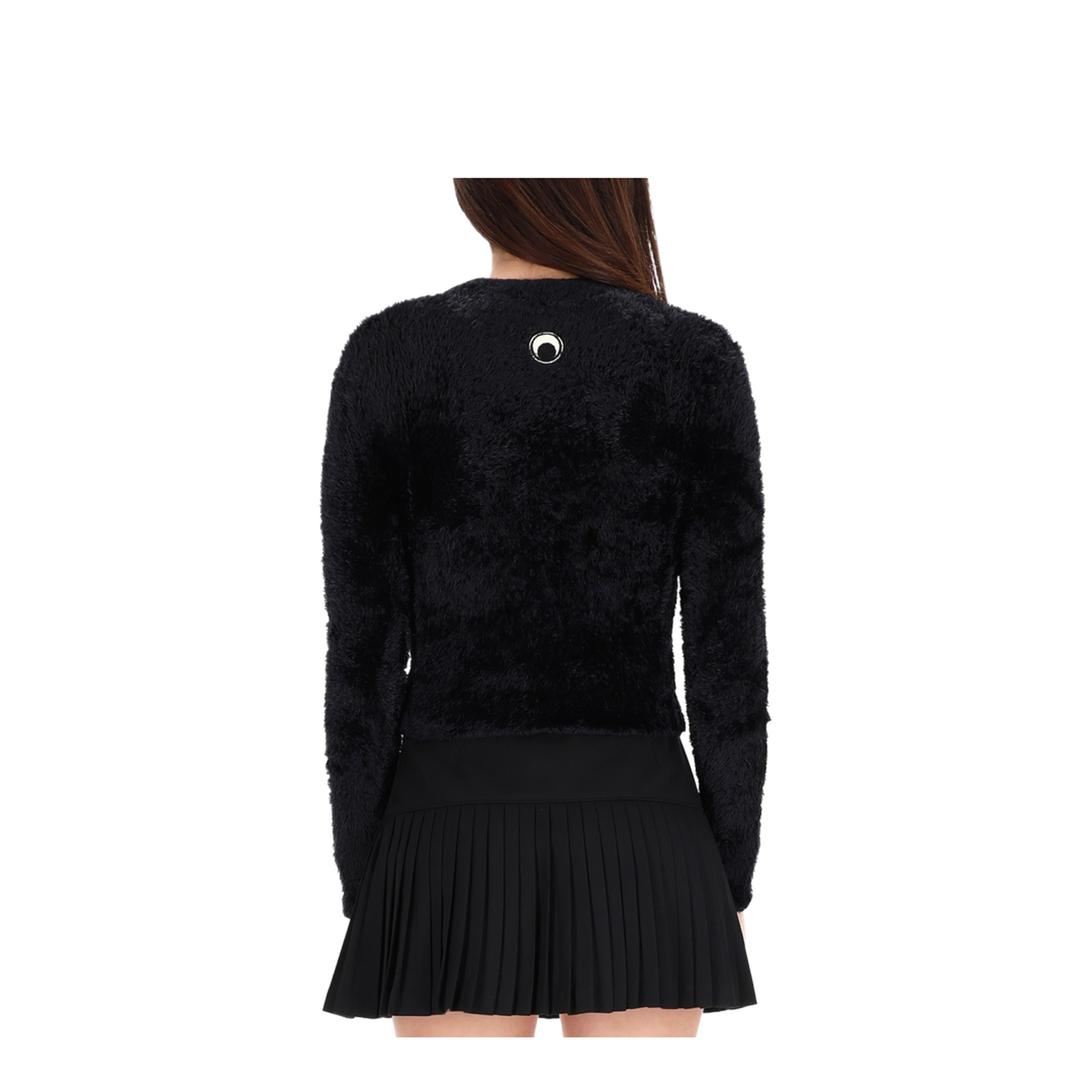 MAYFEYR - Marine Serre - Wild Fluffy Jersey - WTK037ACKNI0535BK99