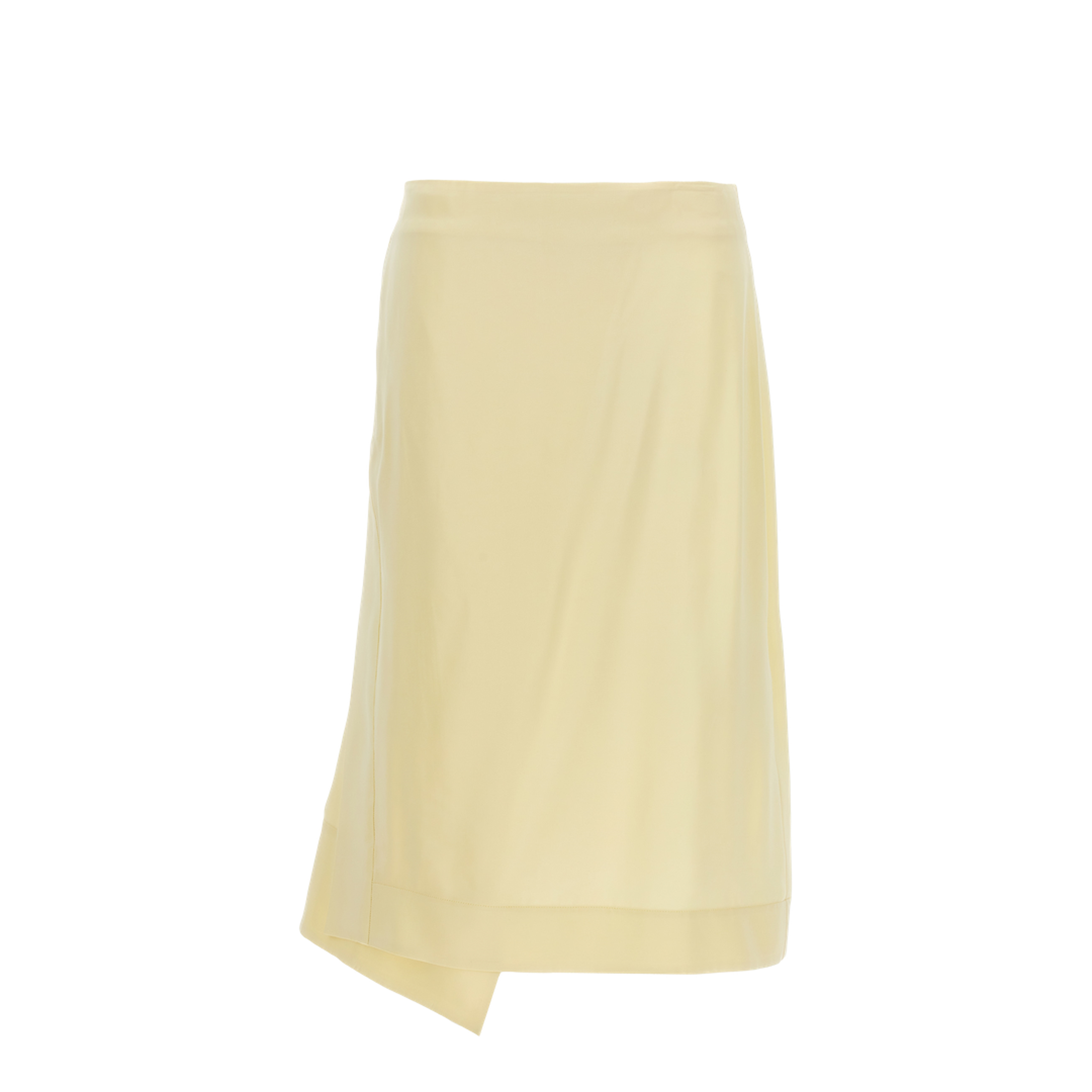 Satin Skirt with Side Slit