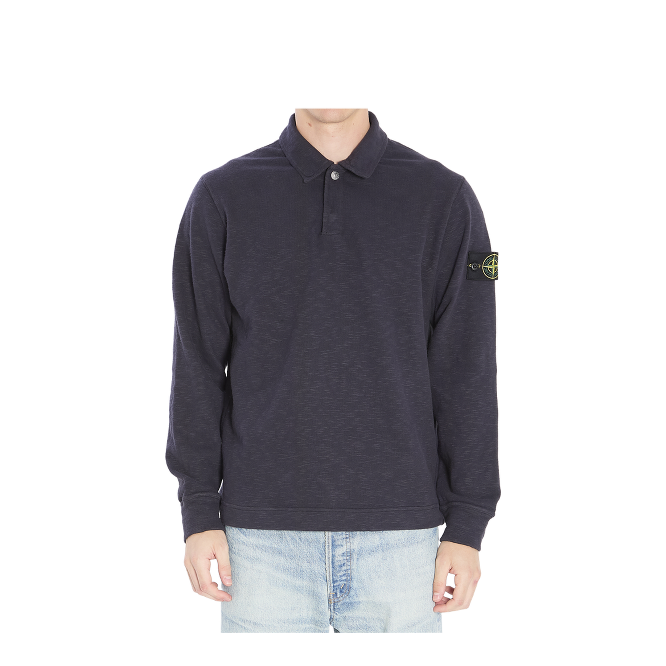 Long-sleeve polo shirt