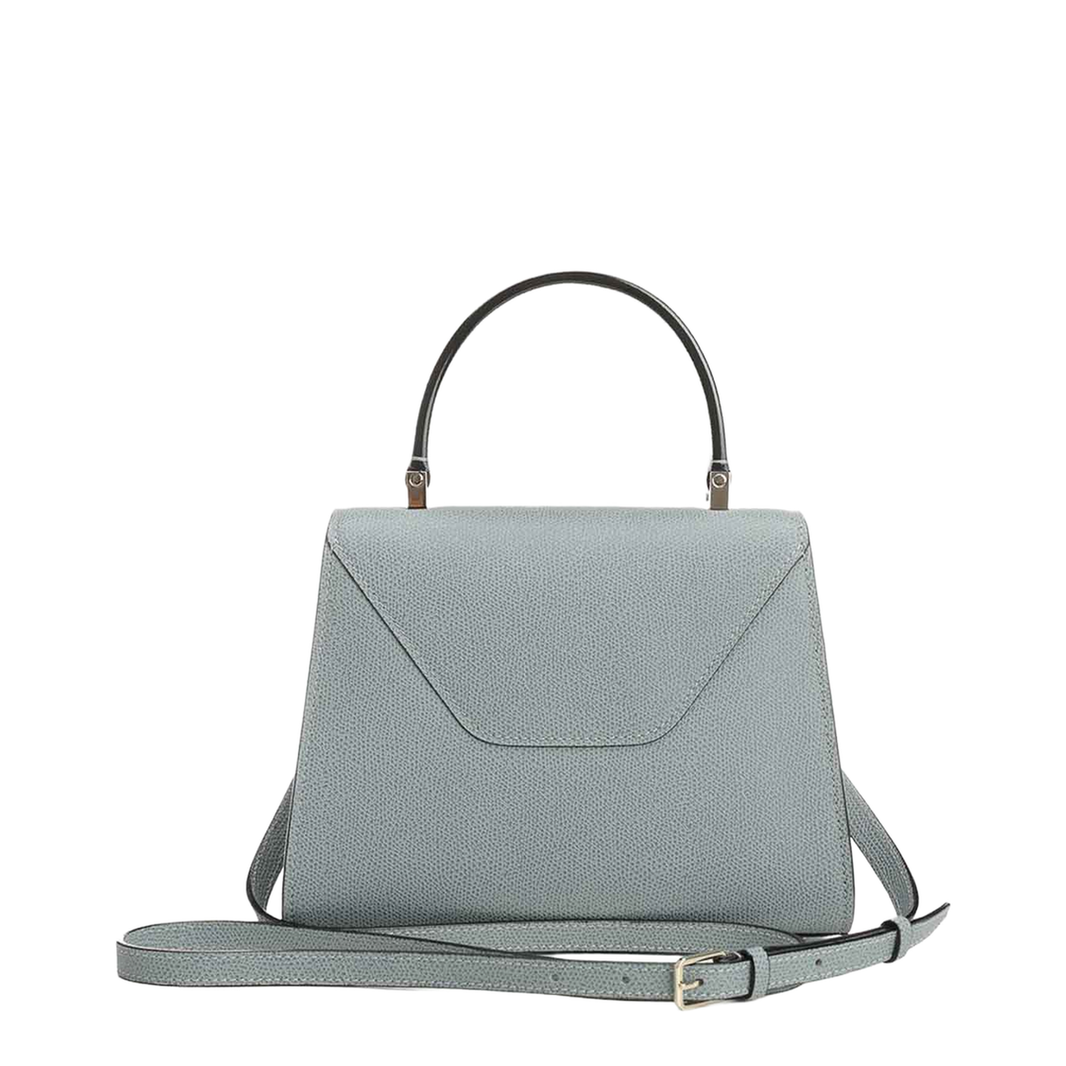 Iside Top Handle Mini Bag in Cerulean Blue
