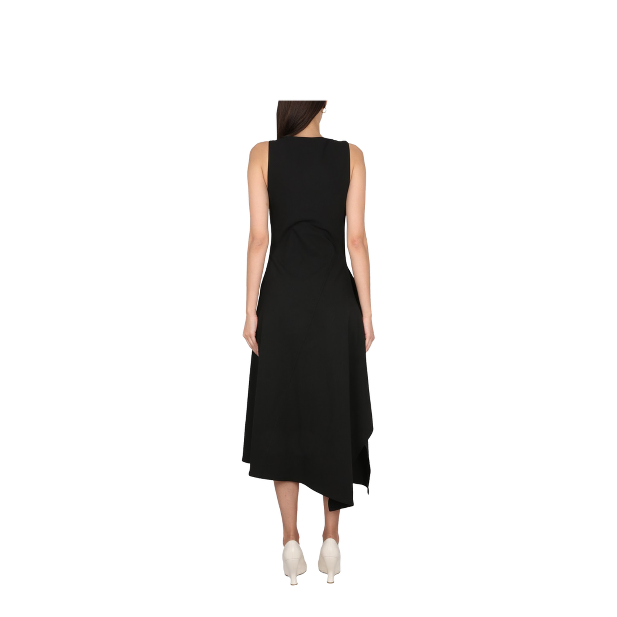 Asymmetrical Midi Dress