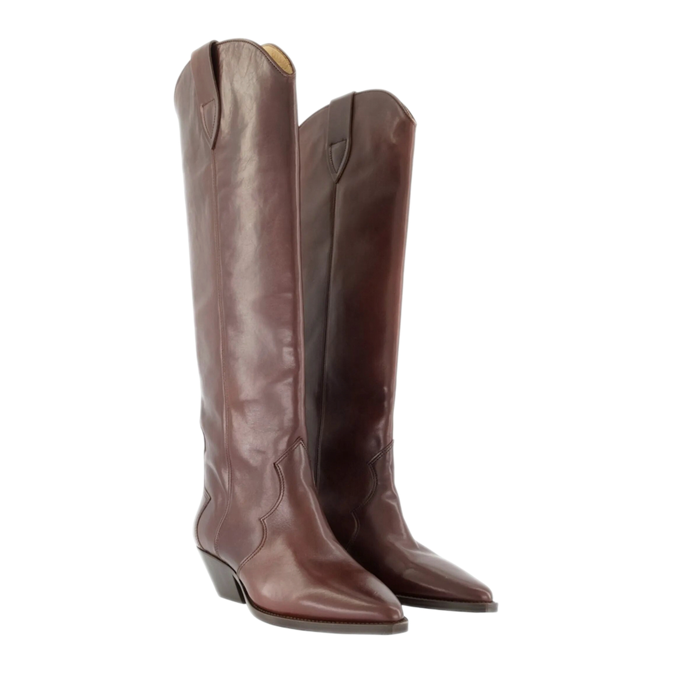 MAYFEYR - Isabel Marant - Denvee Leather High Boots - BT0001FAD3A33S
