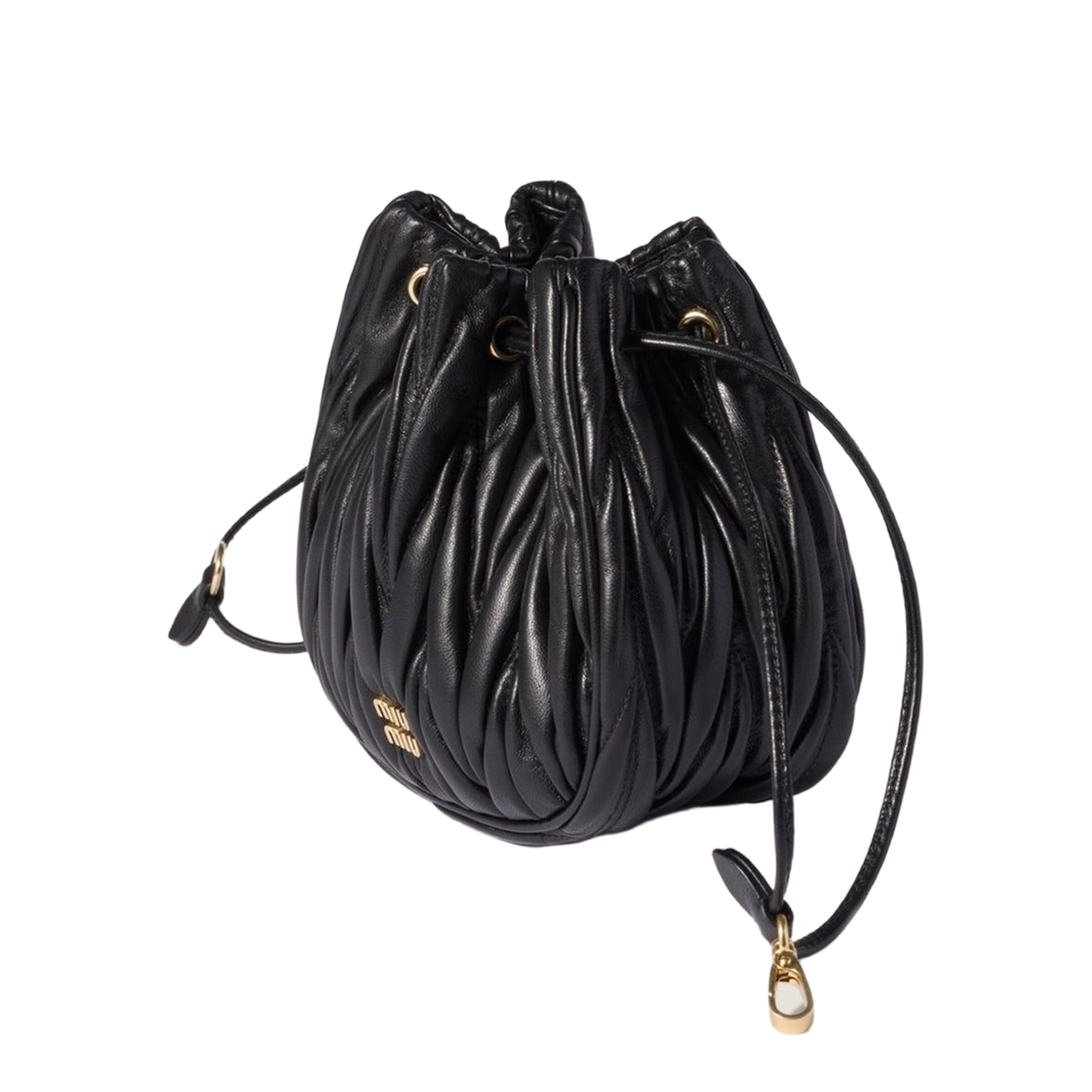 Black Nappa Leather Pouch