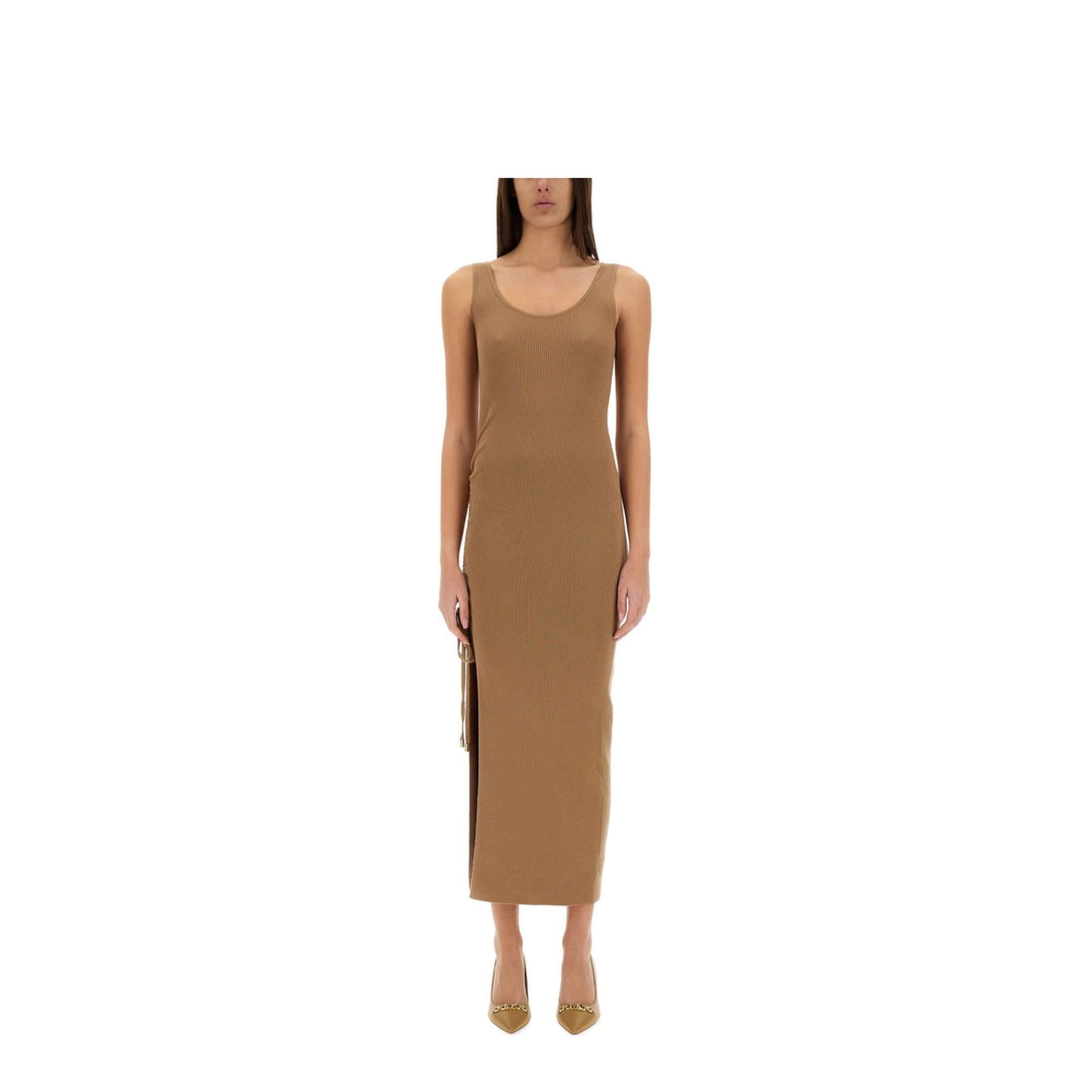 MAYFEYR - MICHAEL BY MICHAEL KORS - Stretch Wool Blend Camisole Dress - MR582UH4VR214CAFE