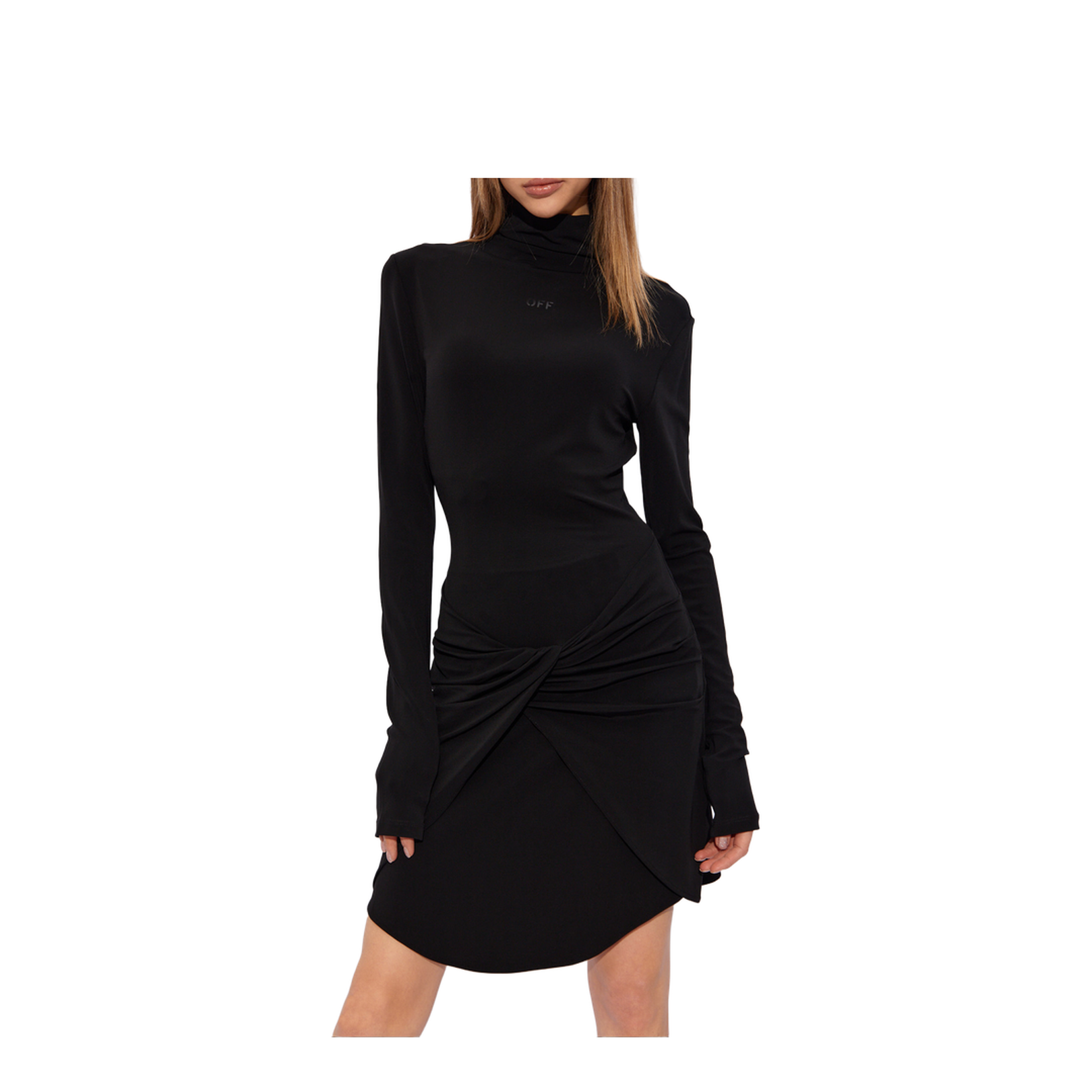 Twist Mini Dress - Black