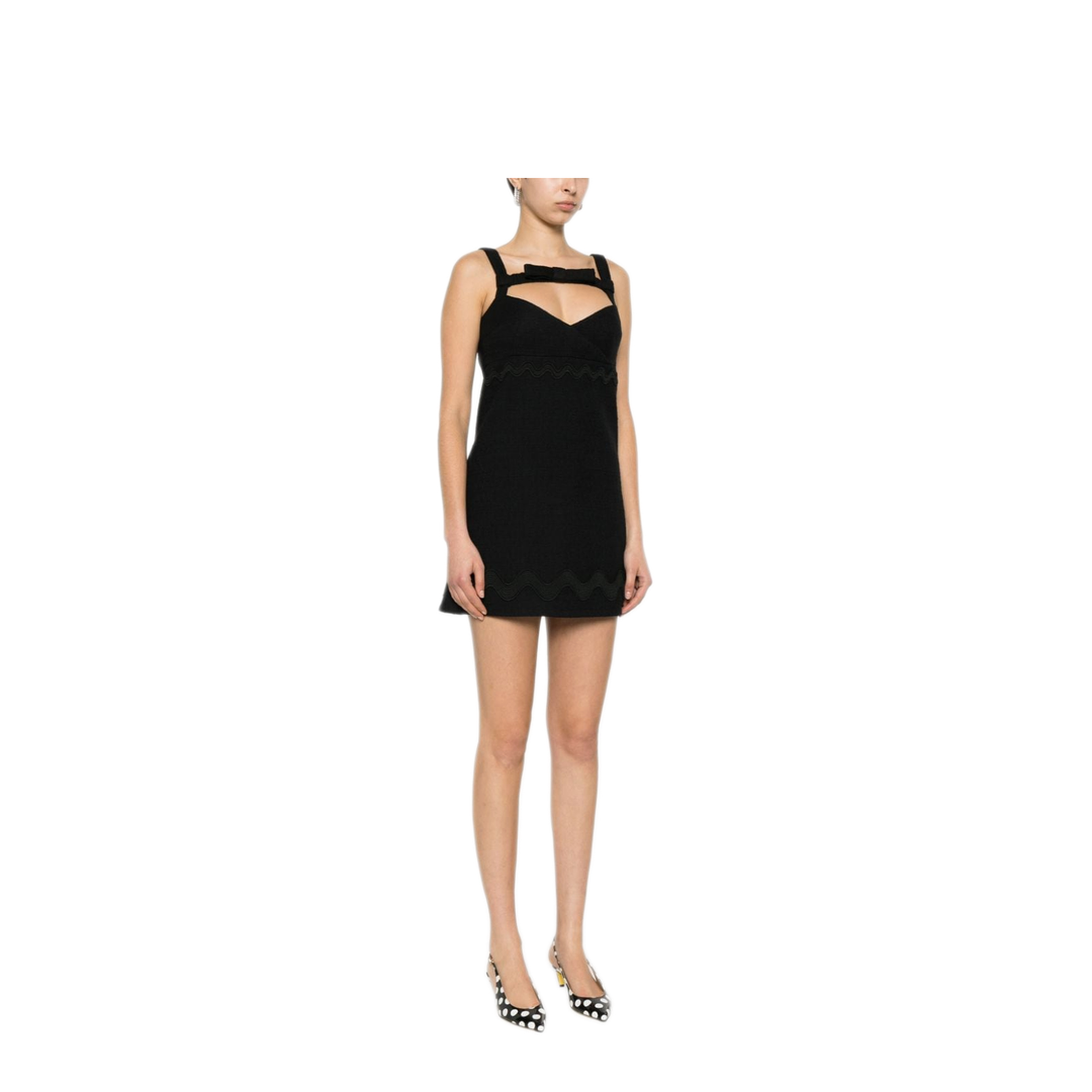 MAYFEYR - Patou - Scallop-Trim Mini Dress - DR1370177999B