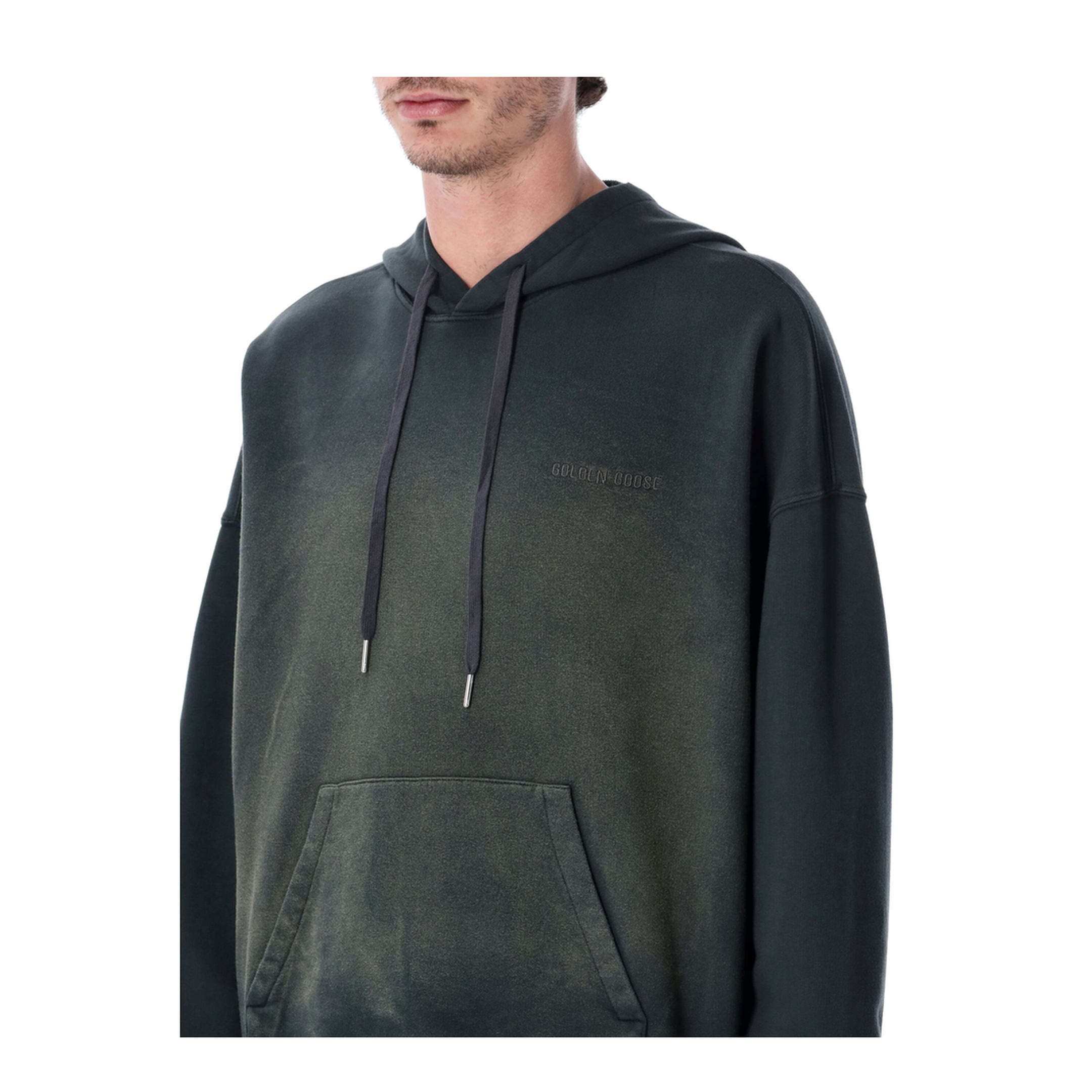 Sweatshirt with Bleached Effect