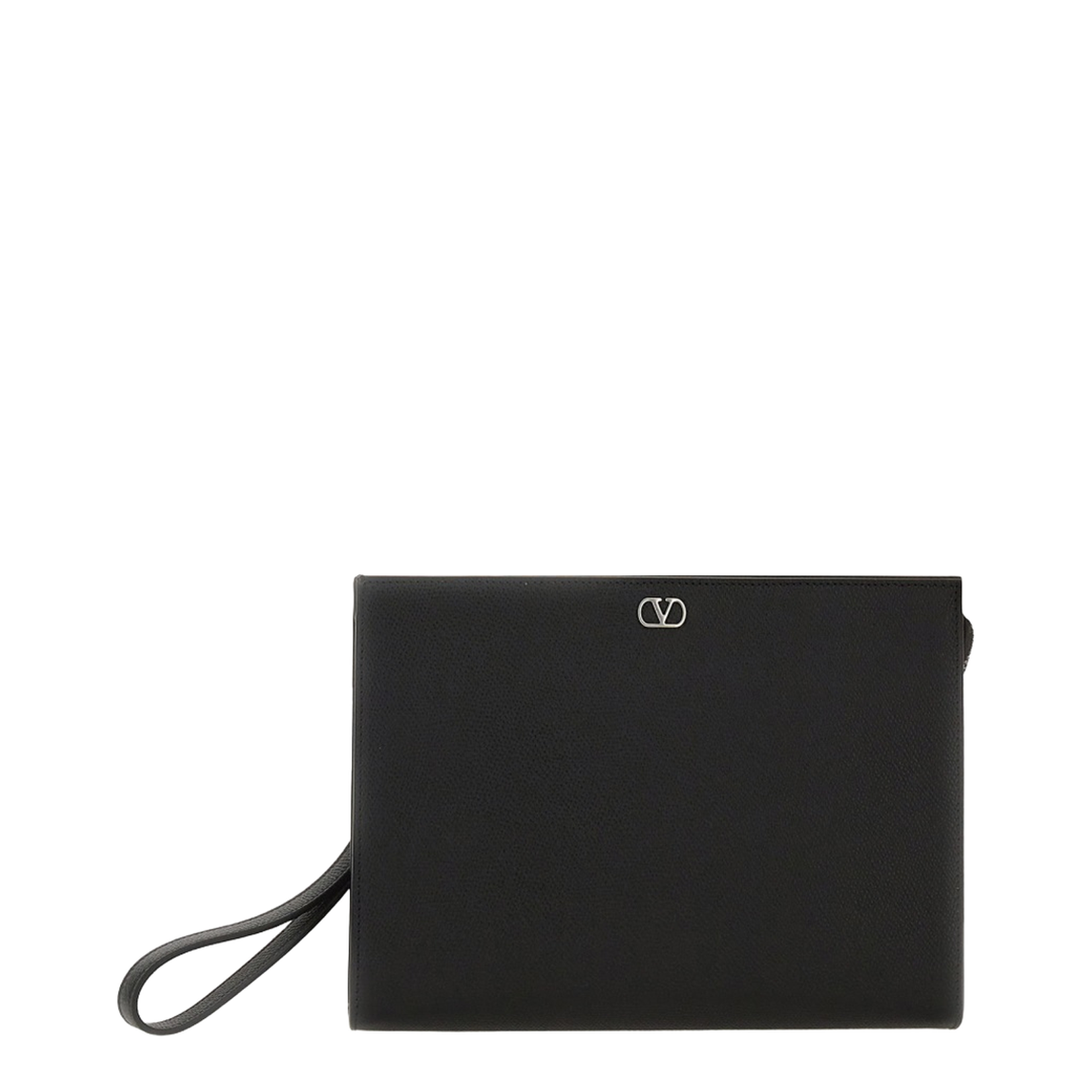 Grained Leather Pouch