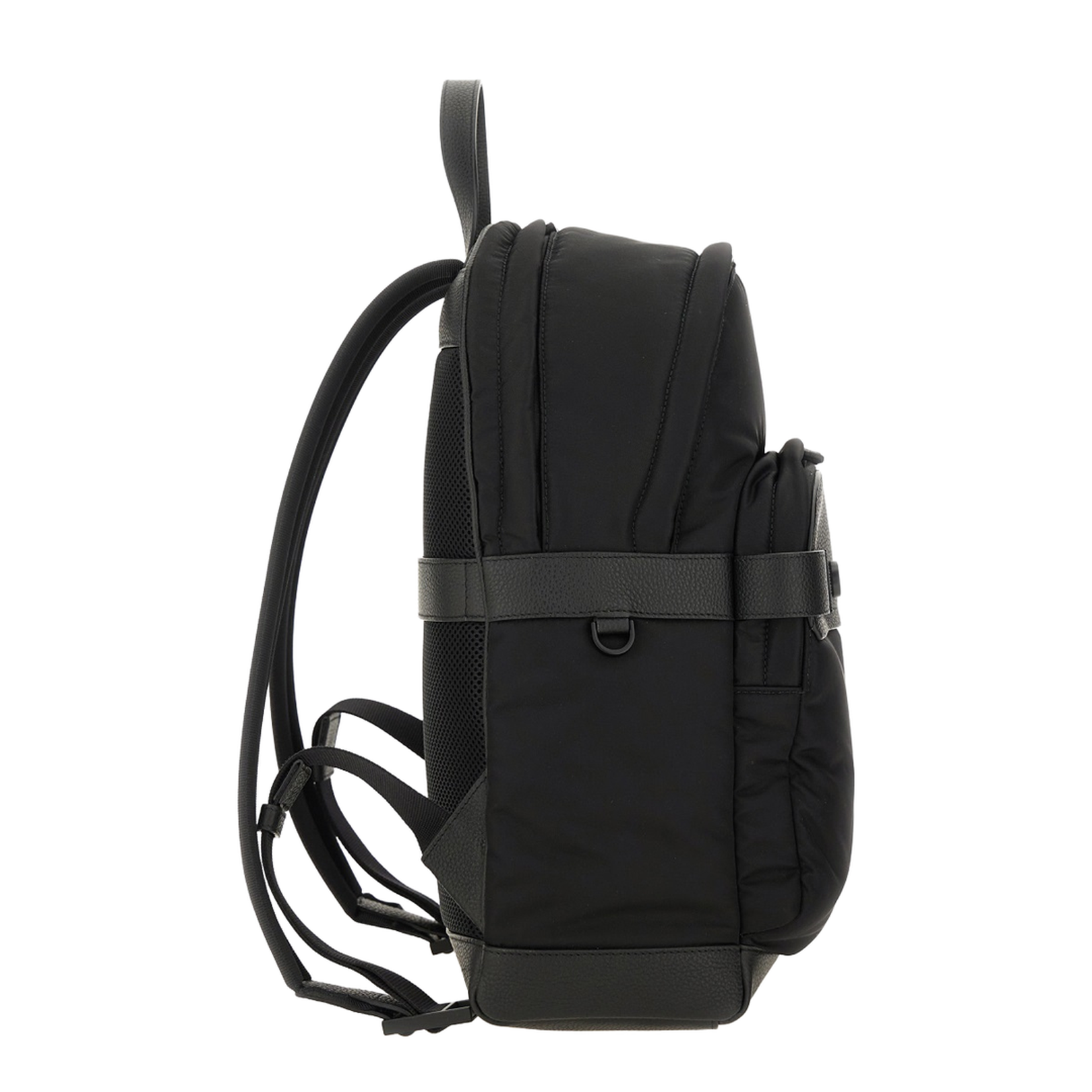 Backpack with Buckles Hooks Black