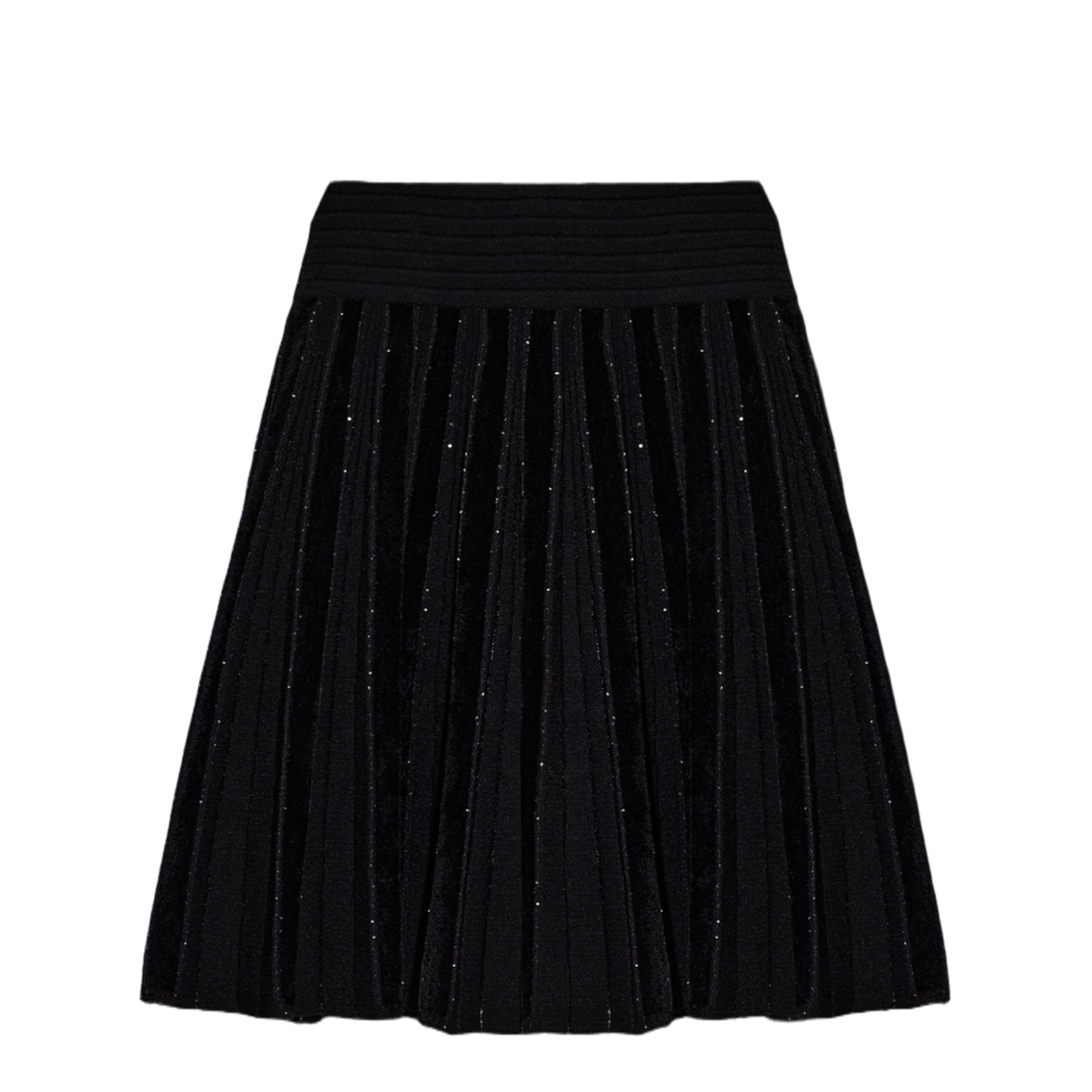 Shimmering Sequins Skirt Black