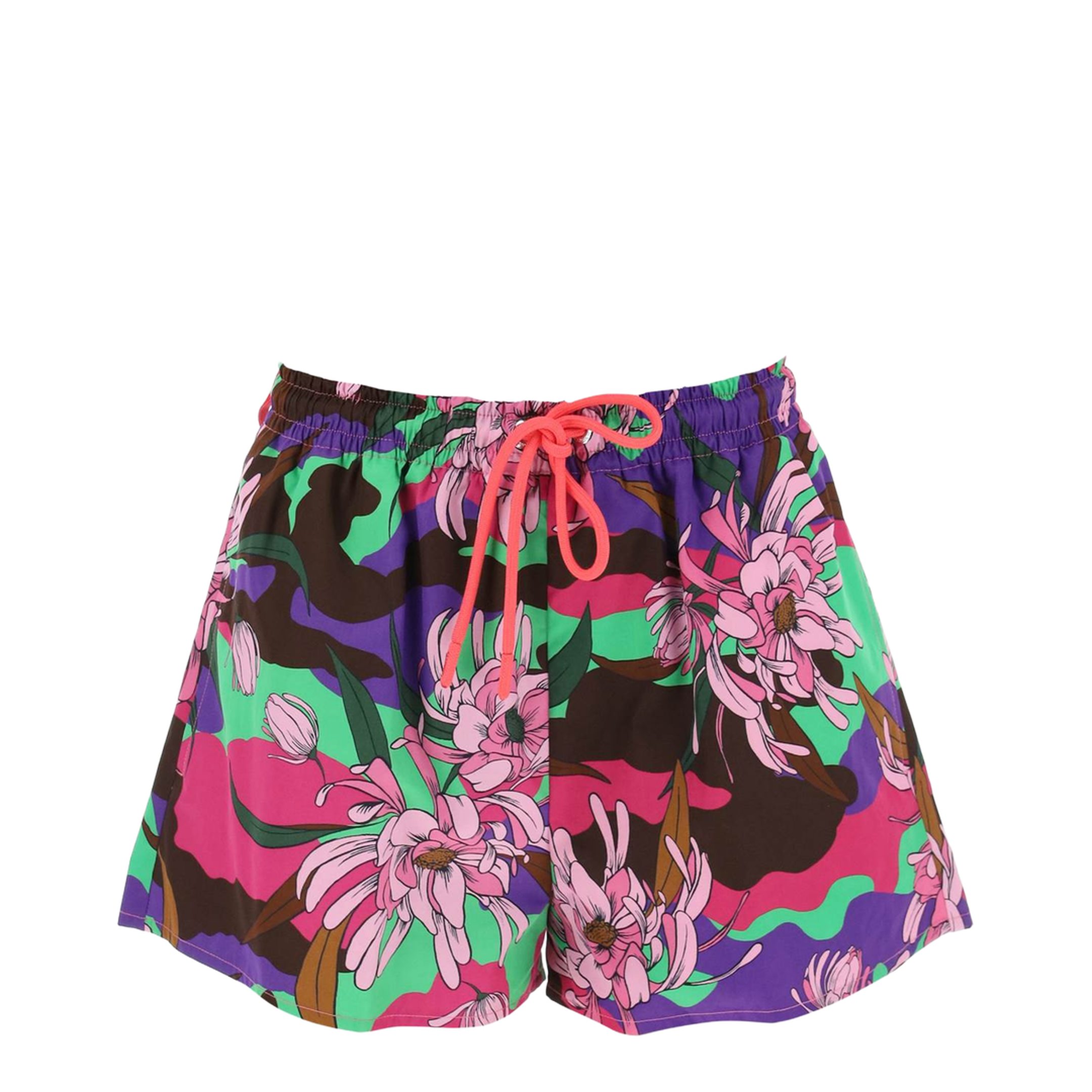 Floral Drawstring Shorts