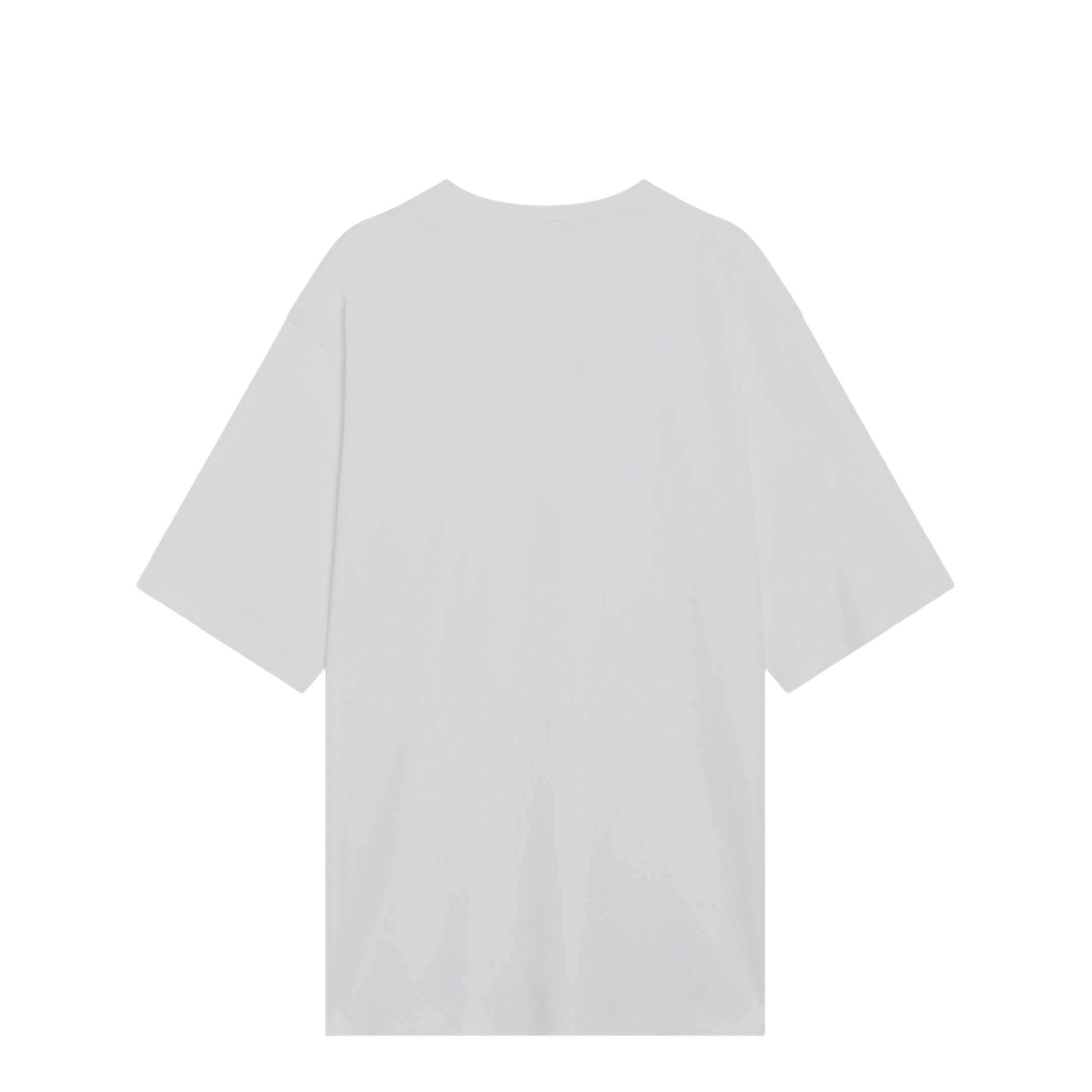 White T-shirt with triangle logo