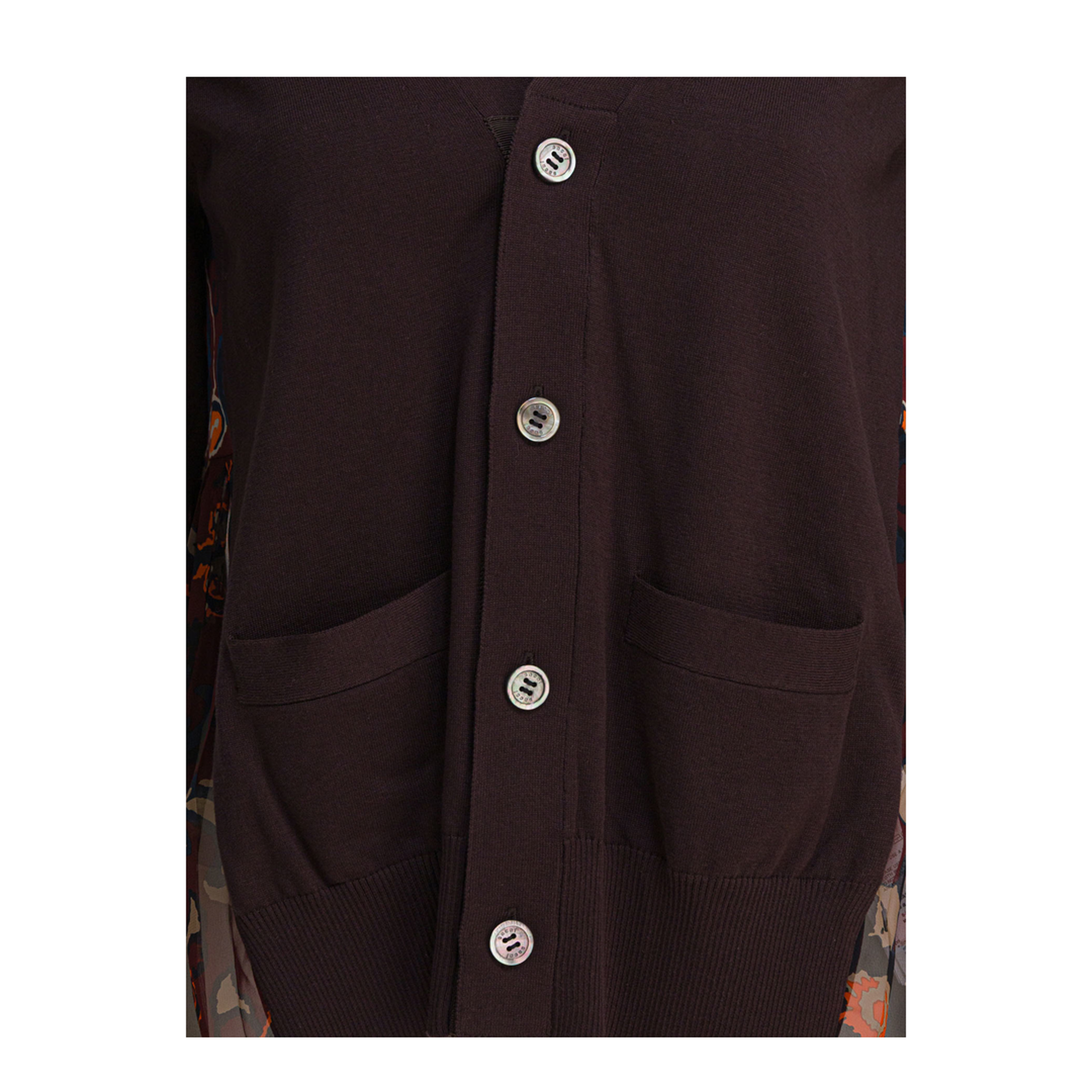 MAYFEYR - Sacai - Cardigan With Floral Print - 25-07986616