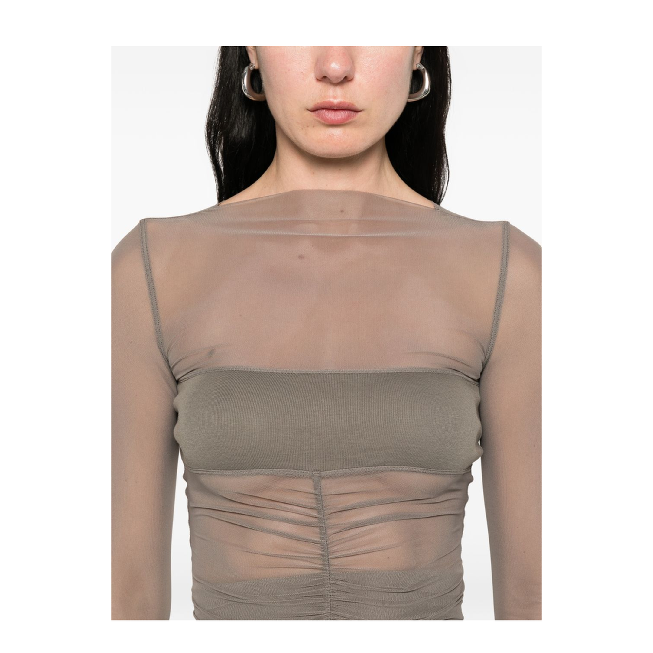 MAYFEYR - Rick Owens - Temple Bandeau T-Shirt - RO01F6274TUSRJA34