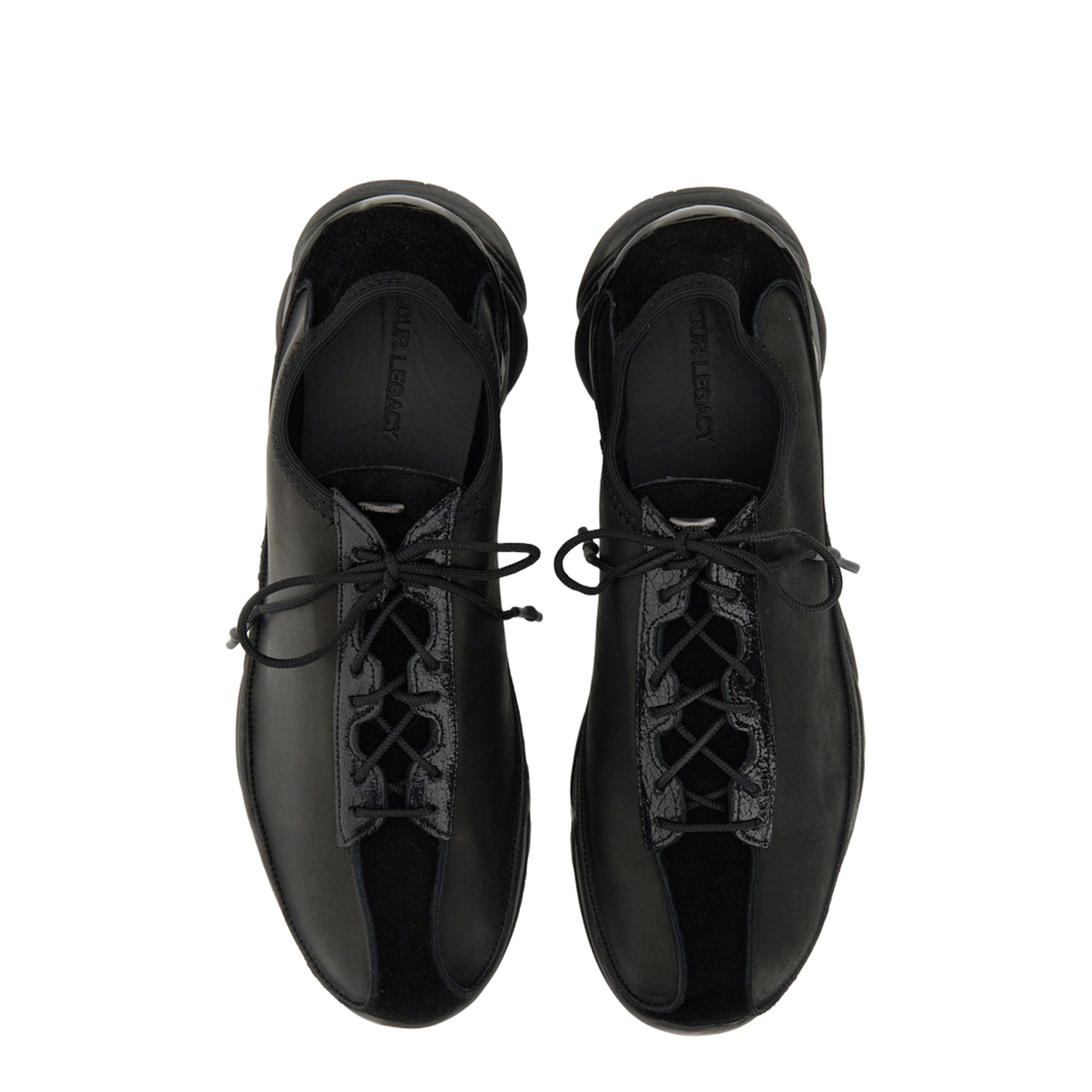 MAYFEYR - Our Legacy - "Klove" Sneaker - A2237SBLBLACKLEATHER