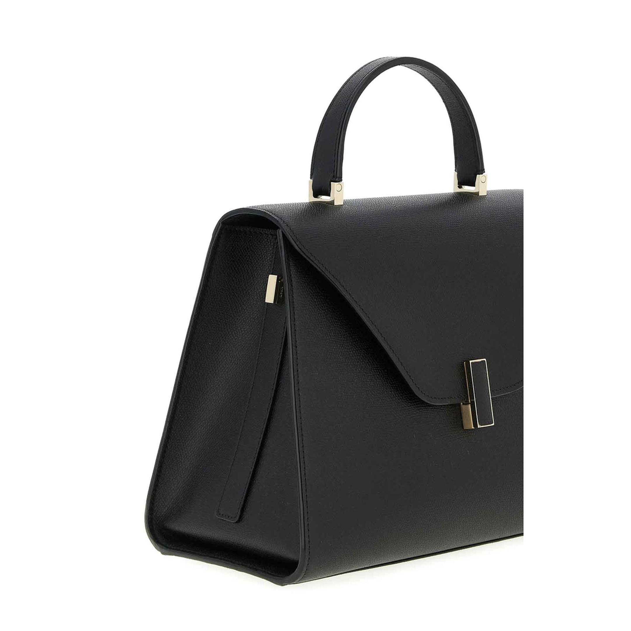 Iside Large Millepunte Calf Leather Handbag - Black