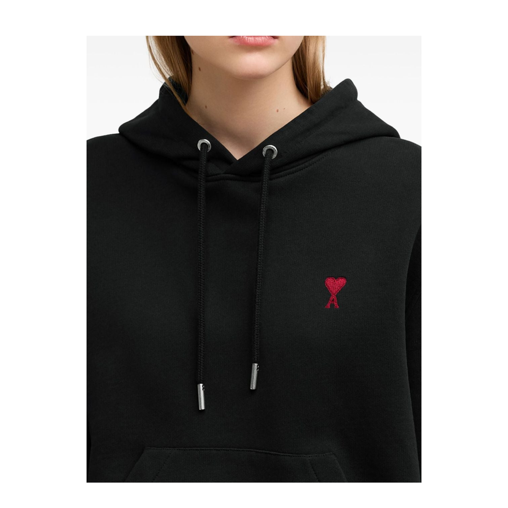 Black Red De Coeur Hoodie