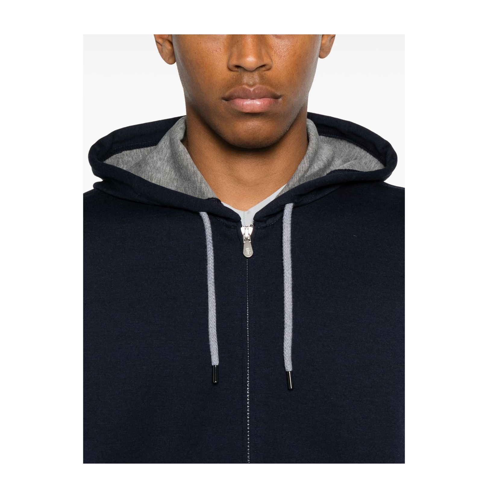 Sleeveless Sweatshirt With Zipper And Hood