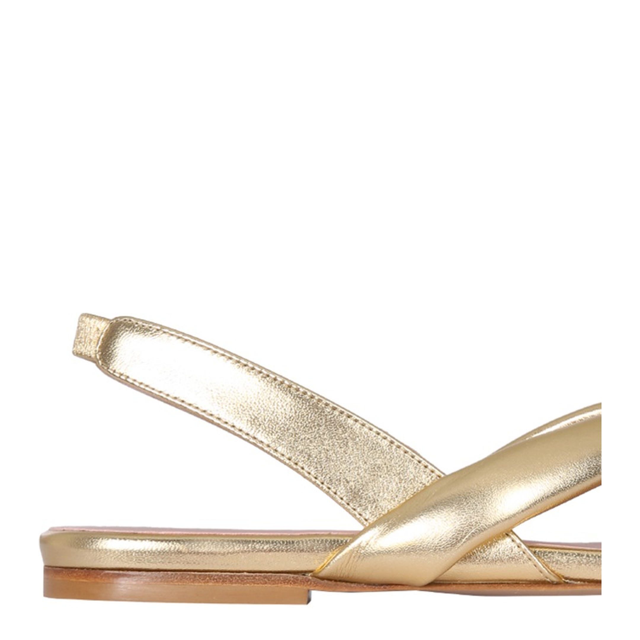 MAYFEYR - GIA BORGHINI - Leather Slingback Sandals - BORA08A2