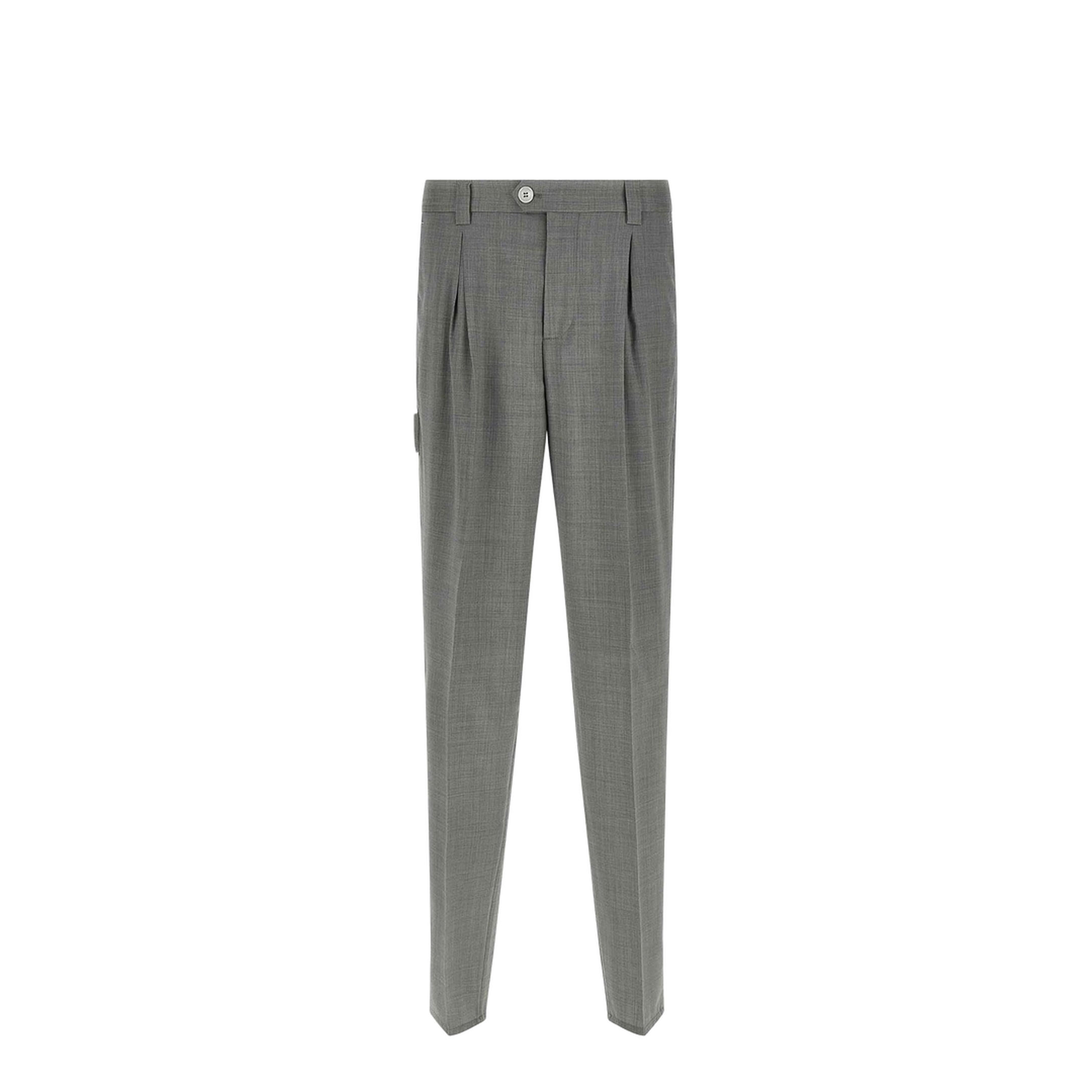 Mlange Wool Pants - Grey