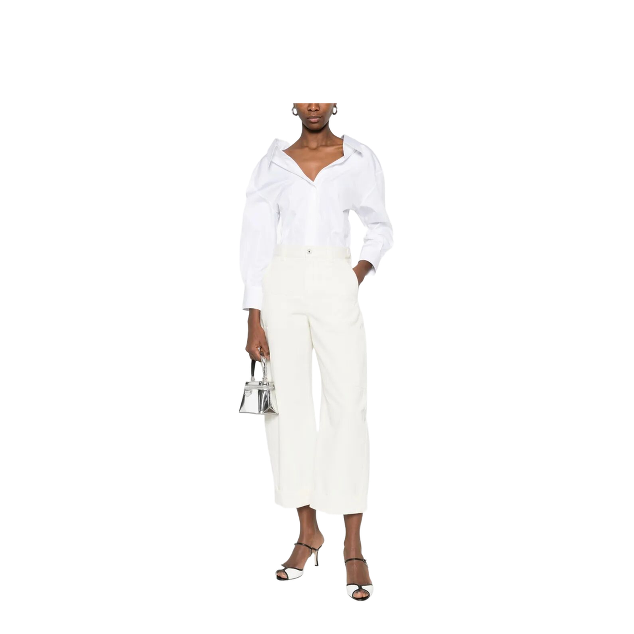 MAYFEYR - Givenchy - Cotton And Wool Cocoon Cropped Cargo Pants - BW519H164D
