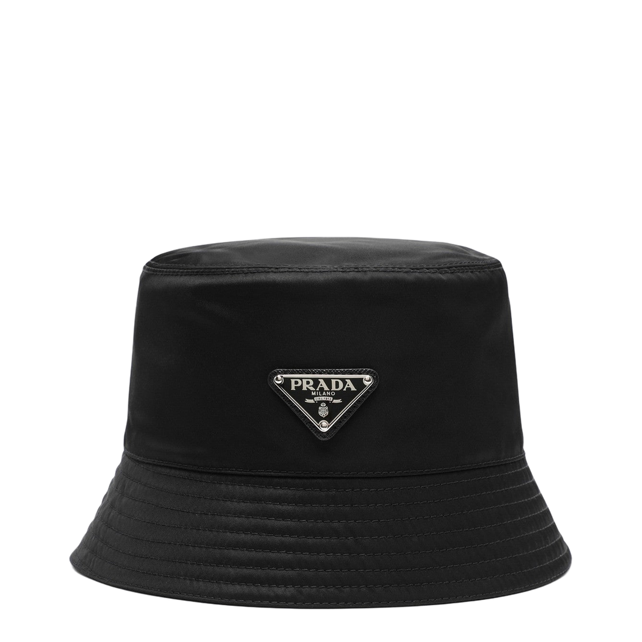 Black Re-Nylon Fisherman's Hat