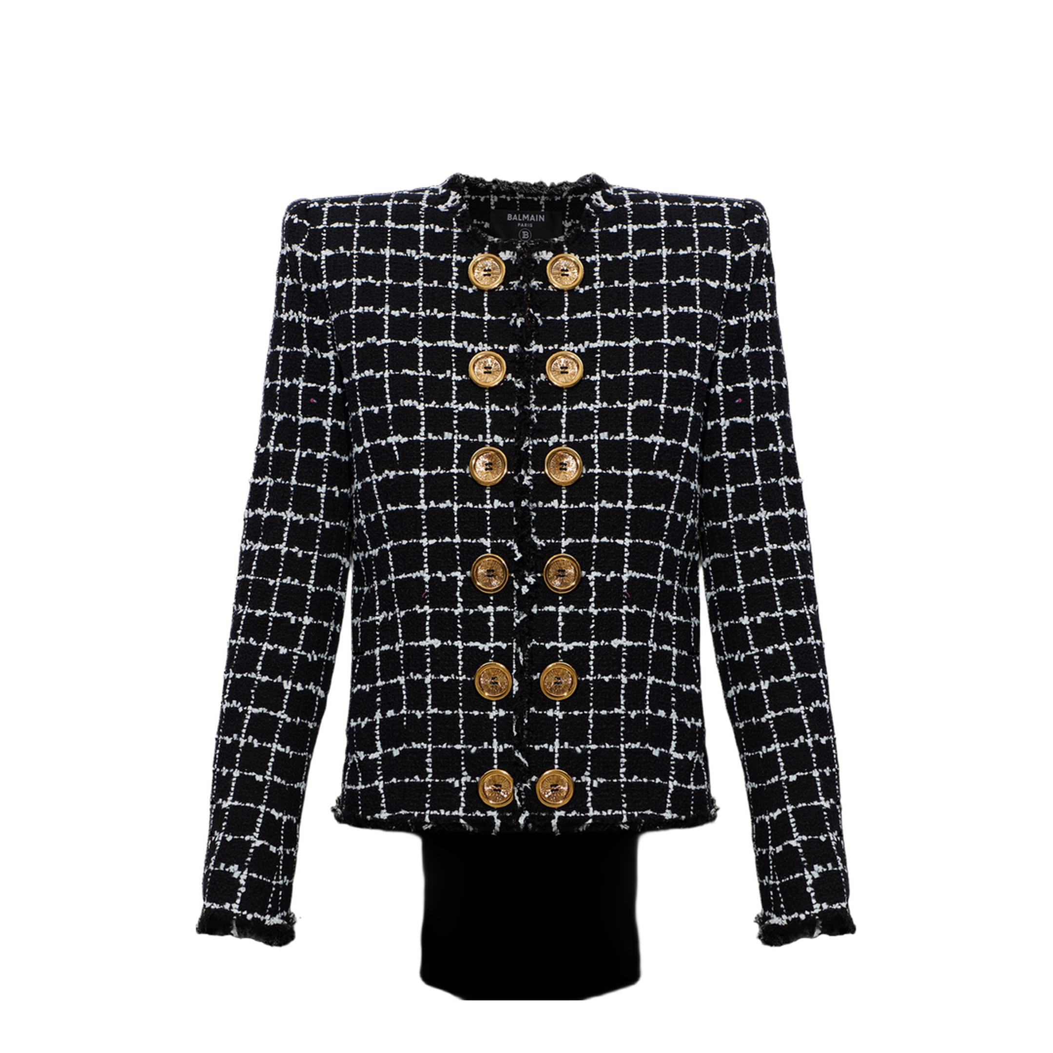 Women's Jacket Grid Pattern