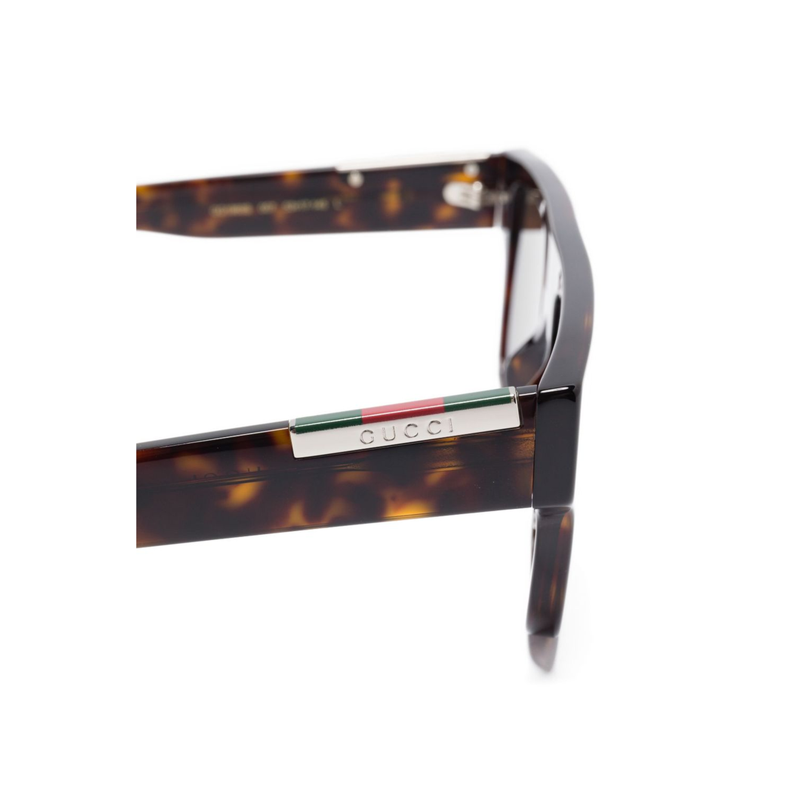 Rectangular Frame Sunglasses in Dark Tortoiseshell