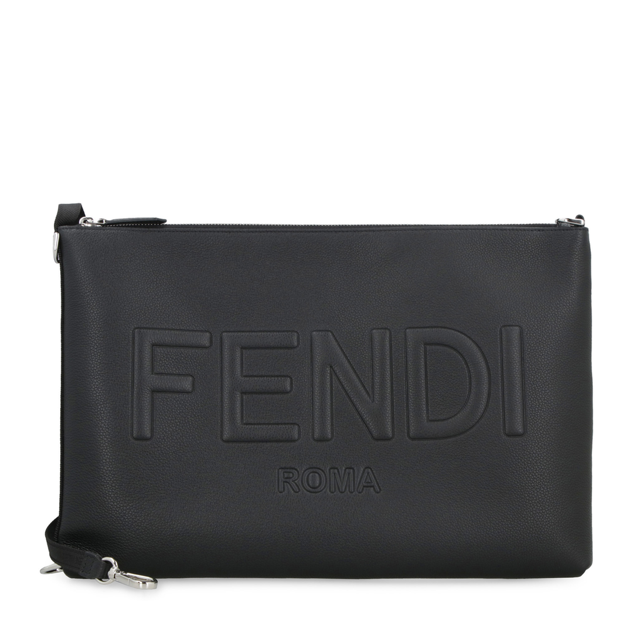 Roma
Black Leather Clutch